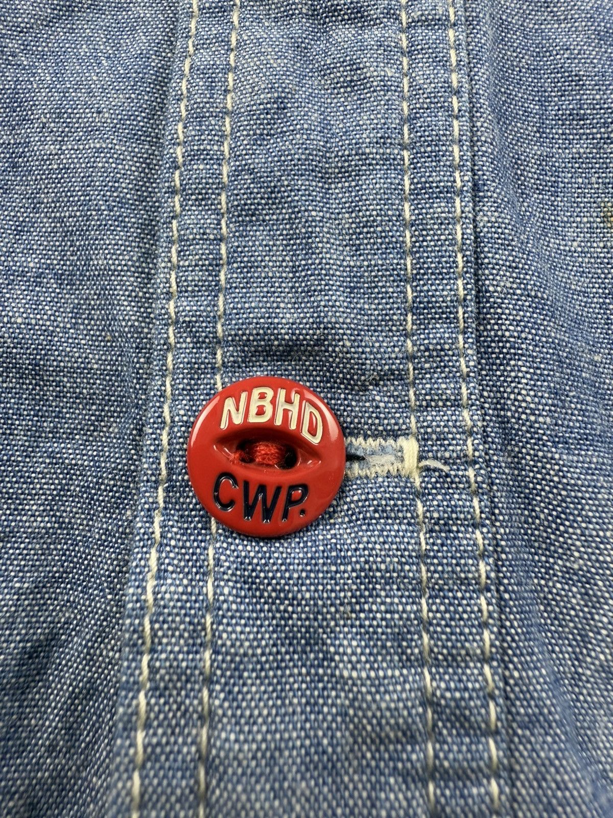 Neighborhood Neighborhood x MVP Chambray Shirt Size US L / EU 52-54 / 3 - 6 Thumbnail