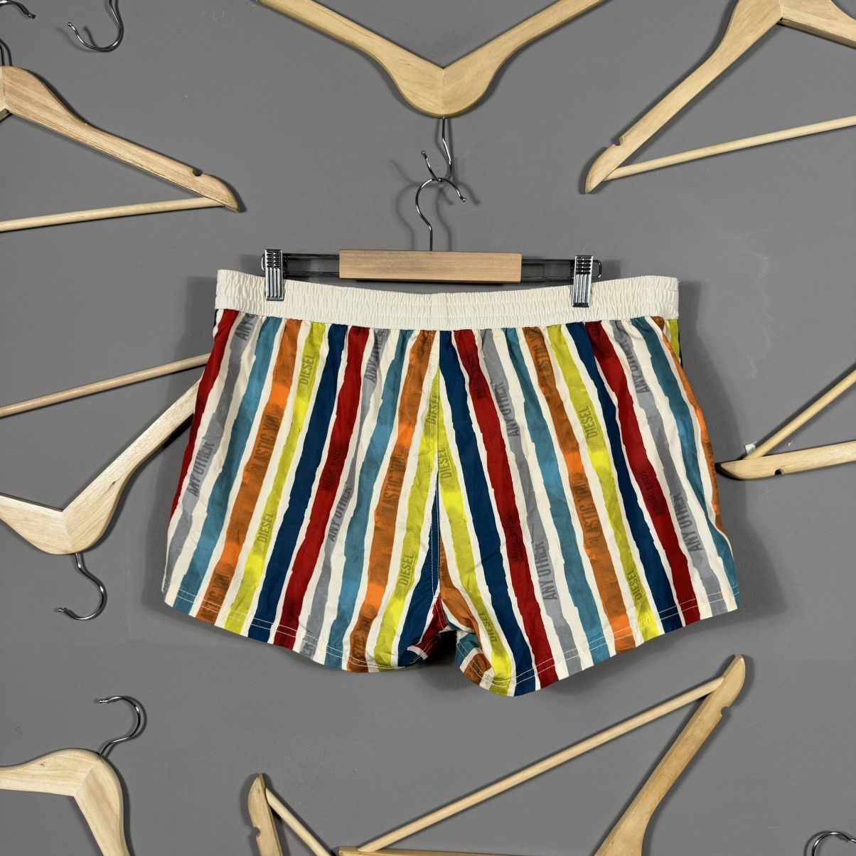 Diesel × Vintage Vintage Diesel Beachwear Striped Swim Shorts Size US 34 / EU 50 - 8 Thumbnail