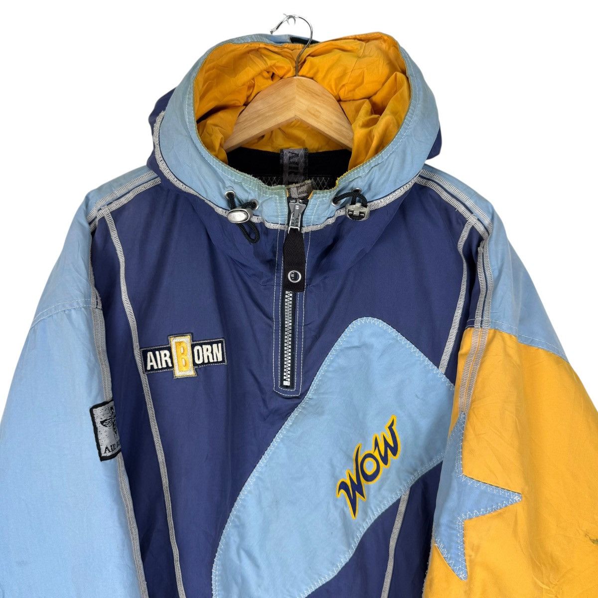 Japanese Brand 🌟AIRBORN HOODIE SKI ANORAK JACKET Size US L / EU 52-54 / 3 - 3 Thumbnail