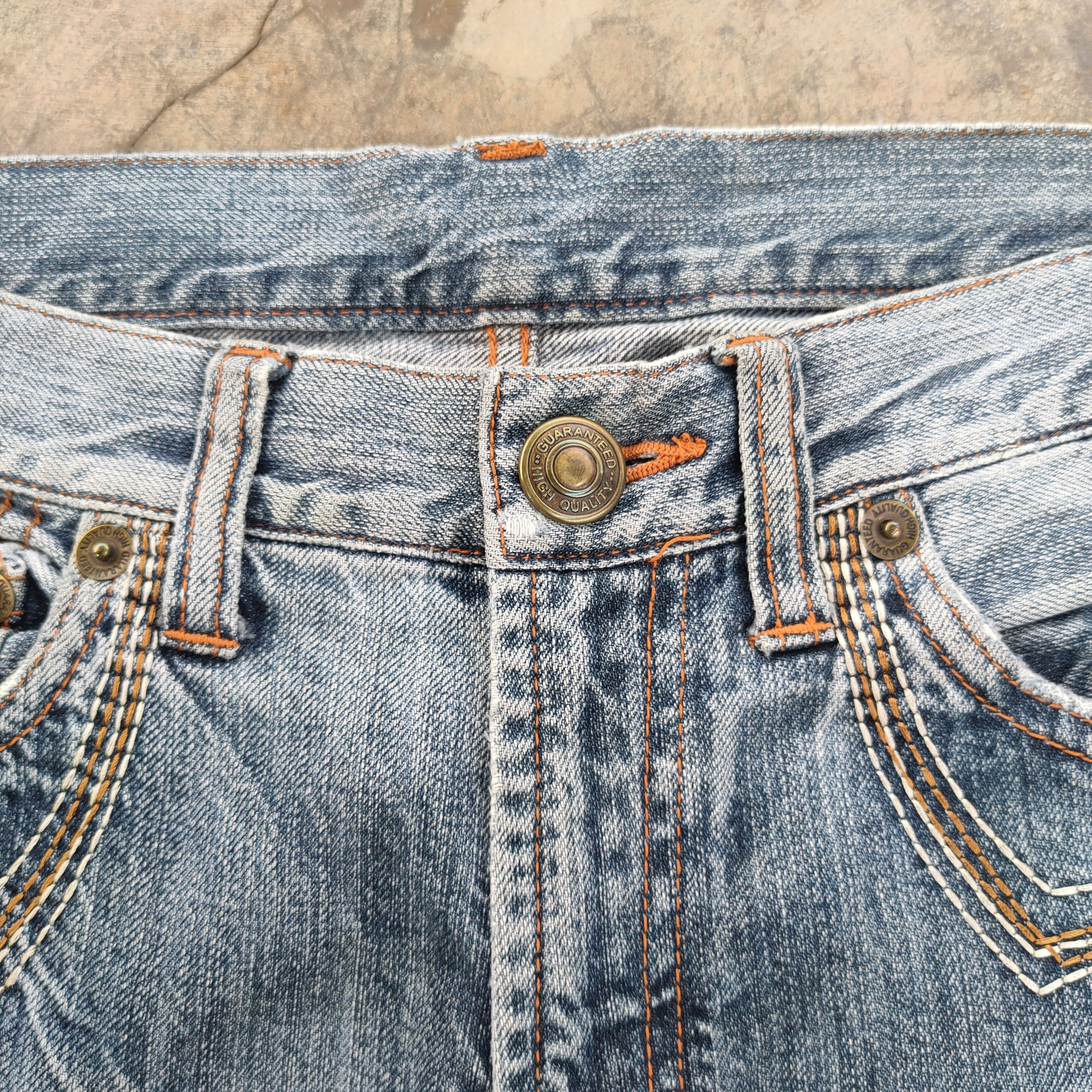 Japanese Brand Vintage Japanese flare bootcut faded denim jeans pants Size US 32 / EU 48 - 6 Thumbnail
