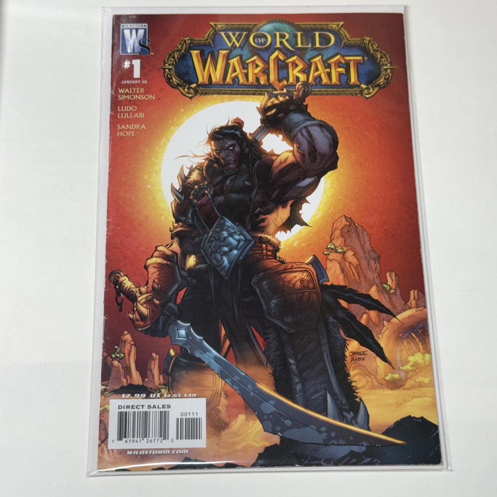 Designer Wildstorm World of Warcraft #1 JAN 2008 WoW Comic Book Size ONE SIZE - 1 Thumbnail