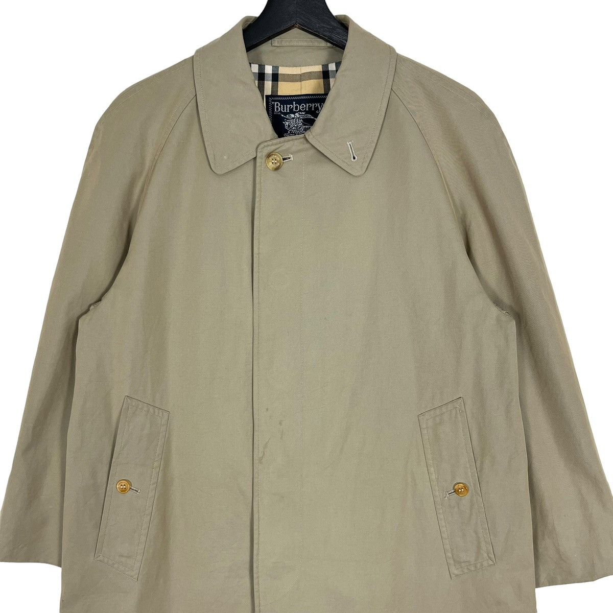 Burberry × Vintage Vintage 90’s Burberrys Men’s Trench Coat Size US S / EU 44-46 / 1 - 2 Thumbnail