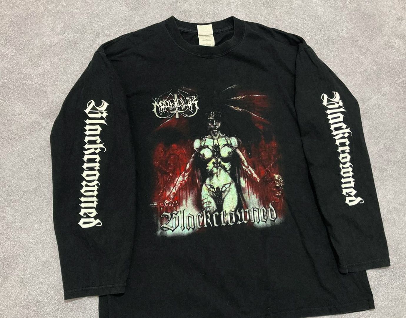 Band Tees Vintage long sleeve Marduk - Blackcrowned - 00's Size US XL / EU 56 / 4 - 2 Thumbnail