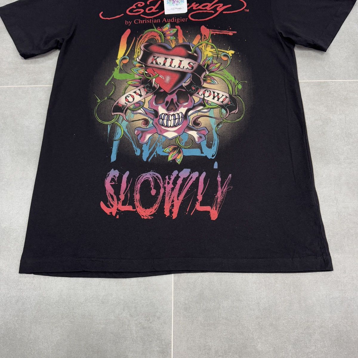Ed Hardy Ed Hardy by Christian Audigier Tattoo Skull T-Shirt with Tag Size US XL / EU 56 / 4 - 4 Thumbnail
