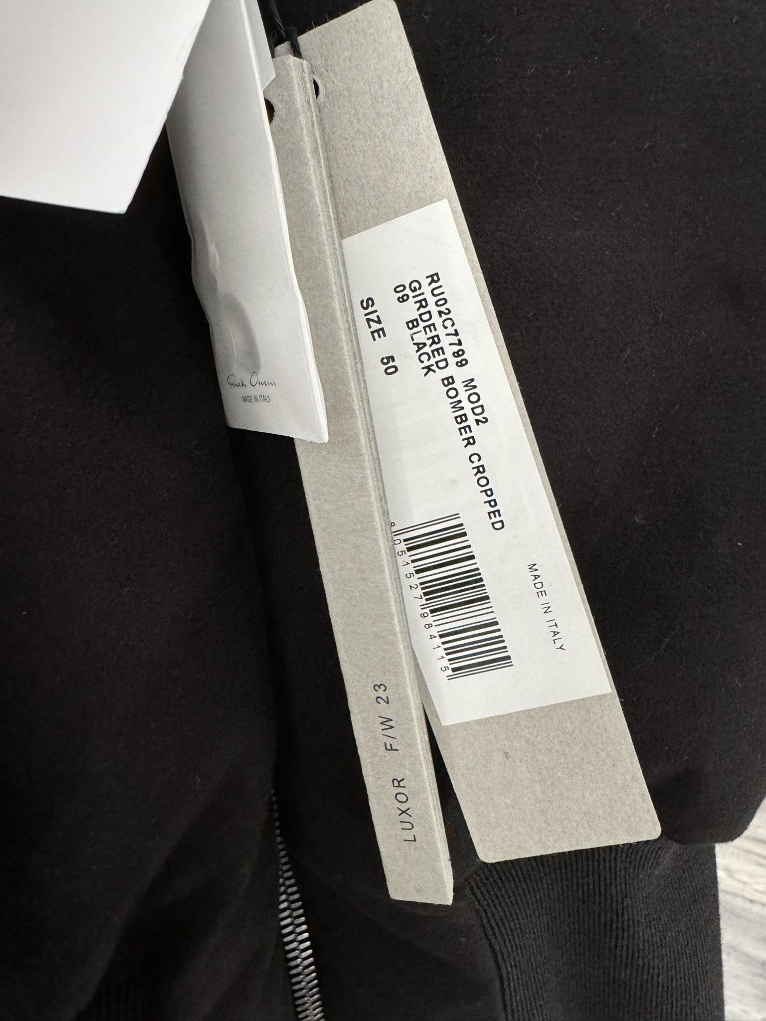 Rick Owens FW23 Cropped Girdered Jacket Size US M / EU 48-50 / 2 - 3 Thumbnail