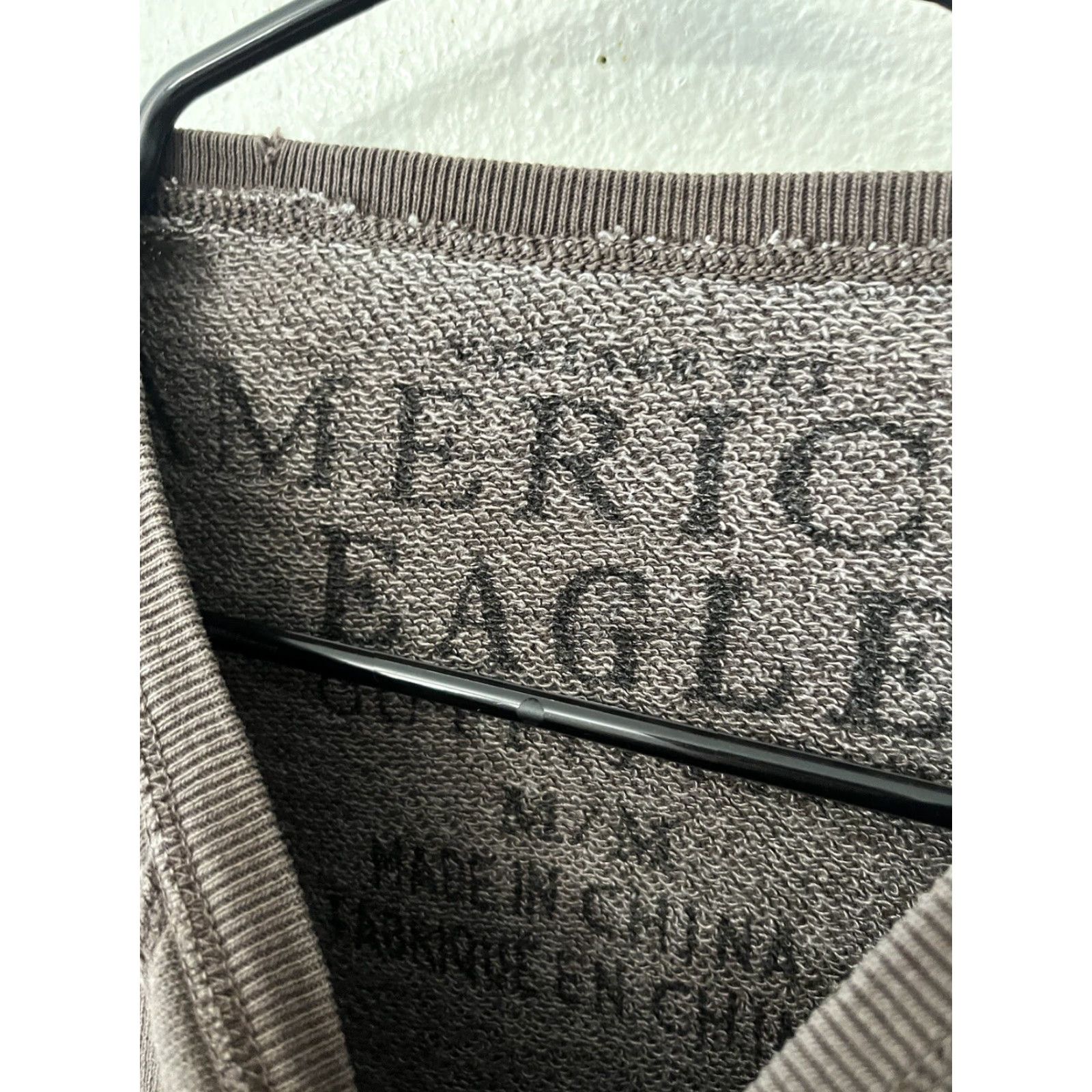 American Eagle Outfitters AMERICAN EAGLE Pullover Thermal Shirt Long Sleeve Men’s Medium Brown Crew Neck Size US M / EU 48-50 / 2 - 2 Thumbnail