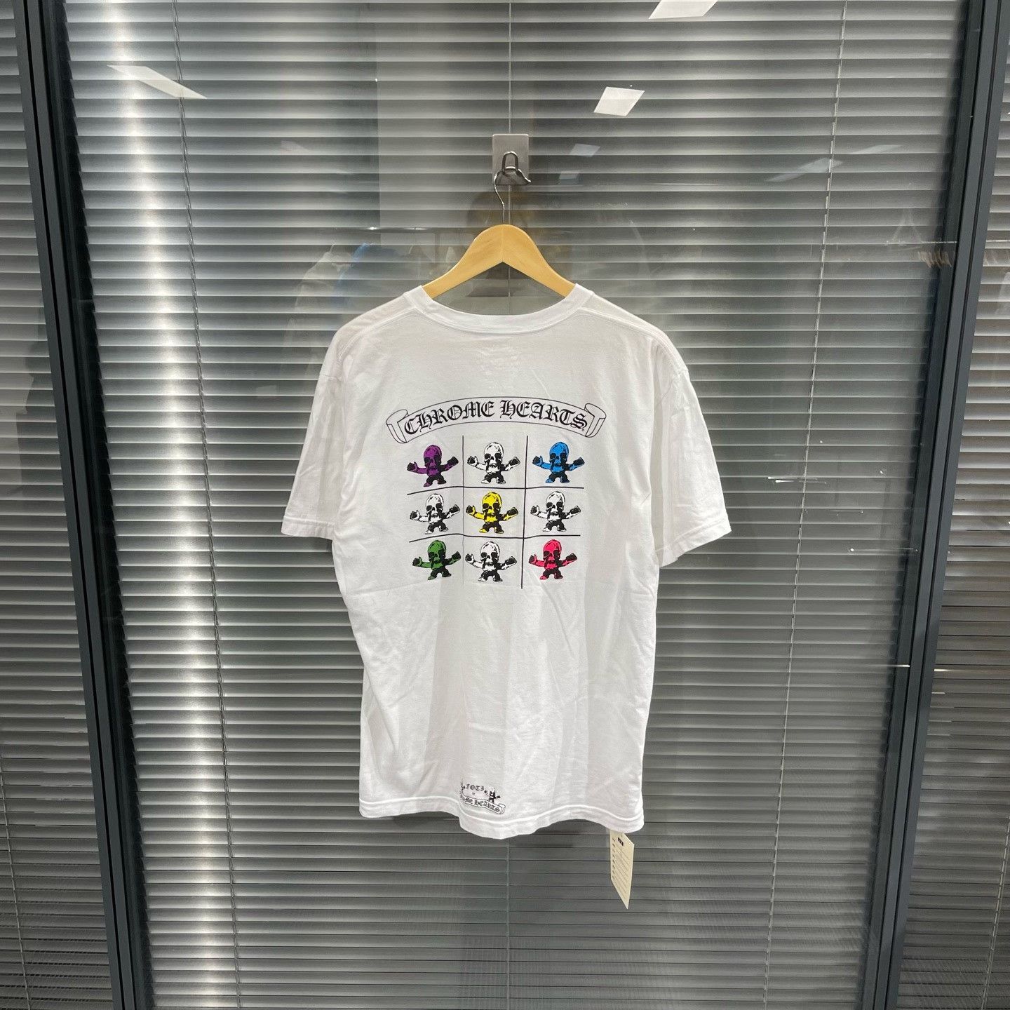 Chrome Hearts Chrome Hearts Foti Skull Grid T-Shirt Size L Size US L / EU 52-54 / 3 - 1 Thumbnail