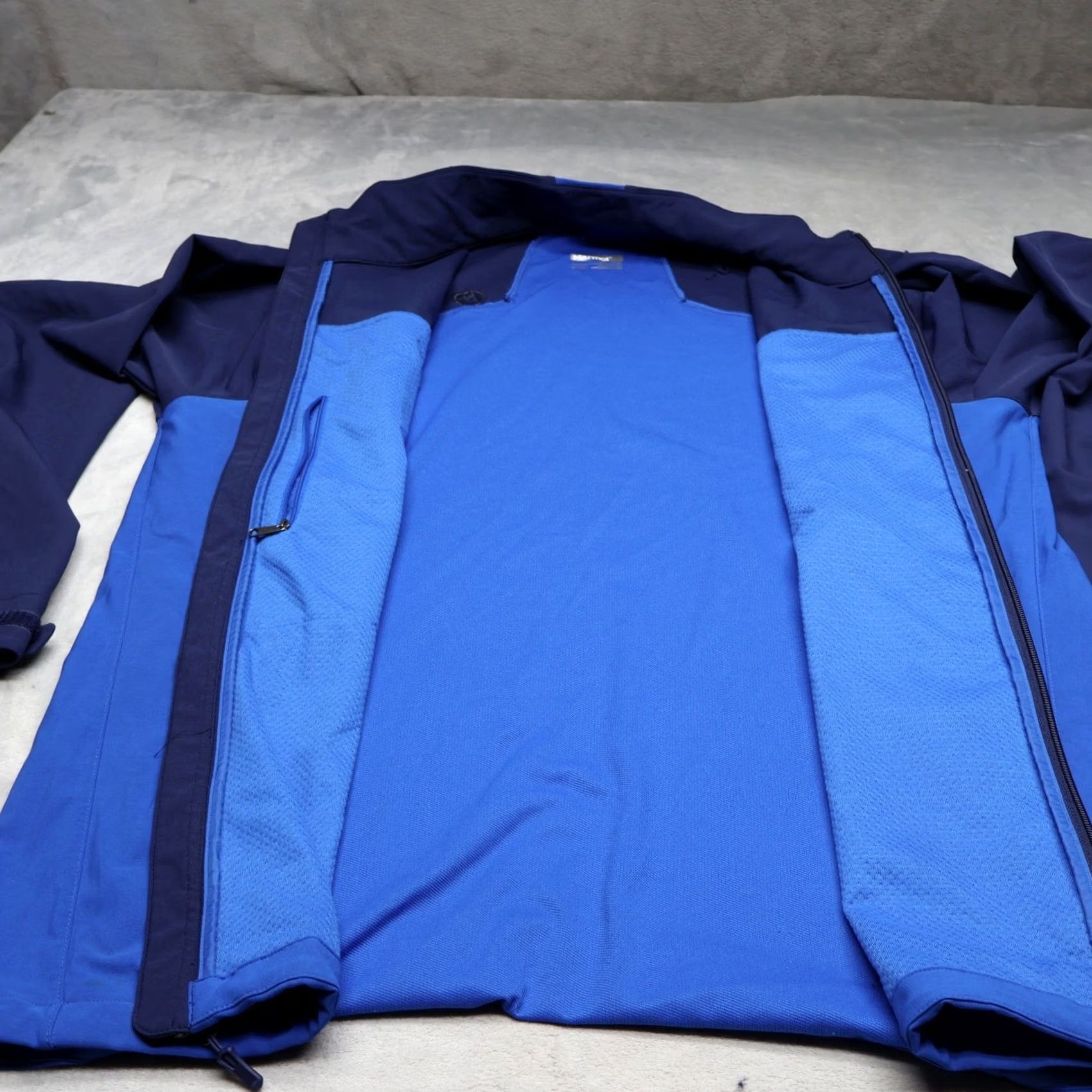 Marmot Marmot Jacket Men 2XL Blue Softshell Zip Windproof Lightweight Sport Outdoor Shirt? Size US XXL / EU 58 / 5 - 5 Thumbnail