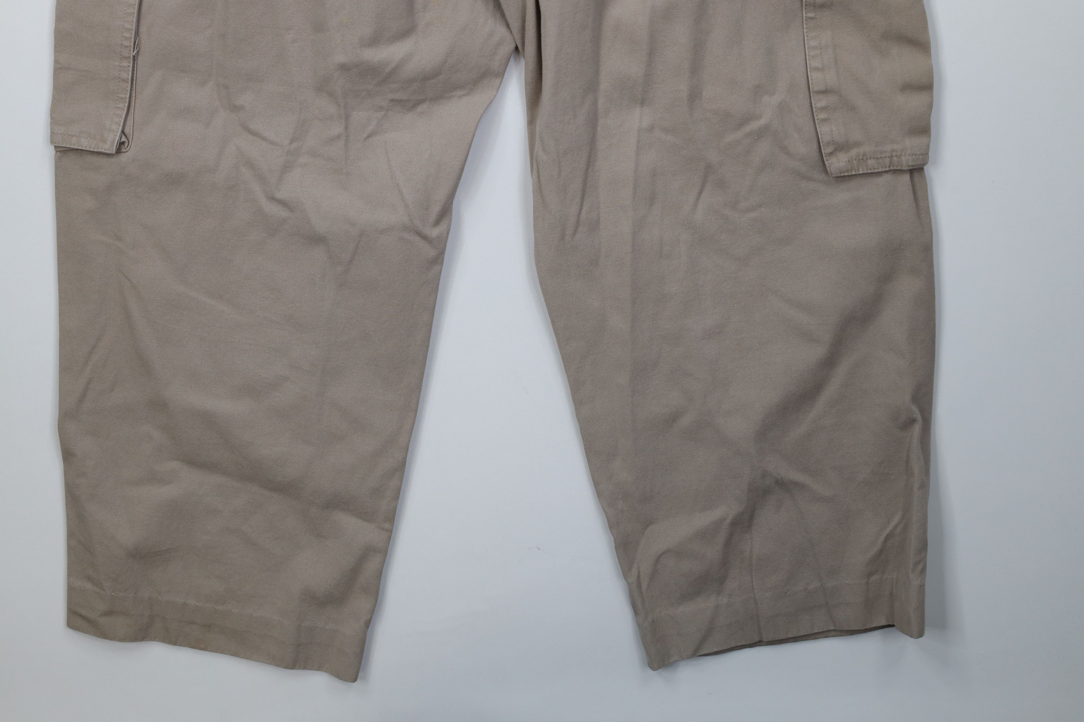 Cabelas Vintage 90s Y2K Cabelas Knee Wide Leg Cargo Pants Canvas Size US 38 / EU 54 - 15 Thumbnail