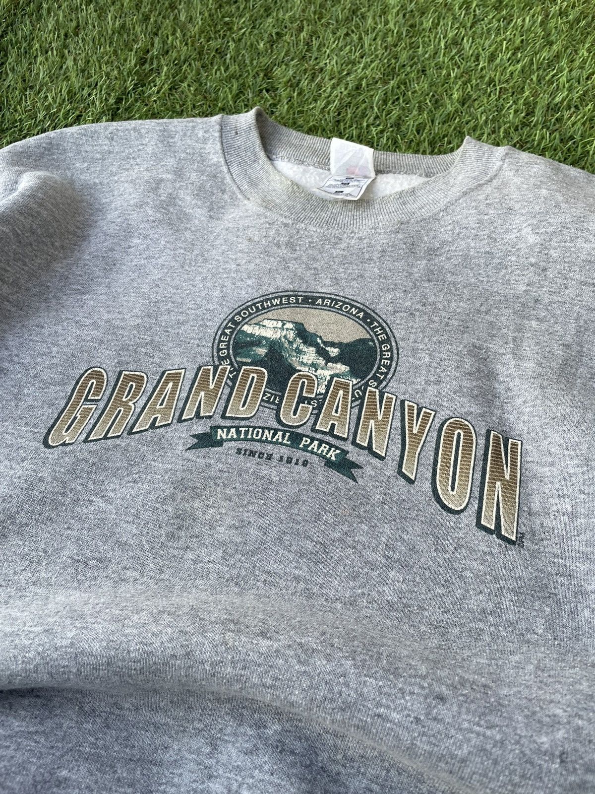 Japanese Brand × Vintage Vintage crewneck longsleeve grand canyon sweatshirt fotl Size US XL / EU 56 / 4 - 1 Thumbnail
