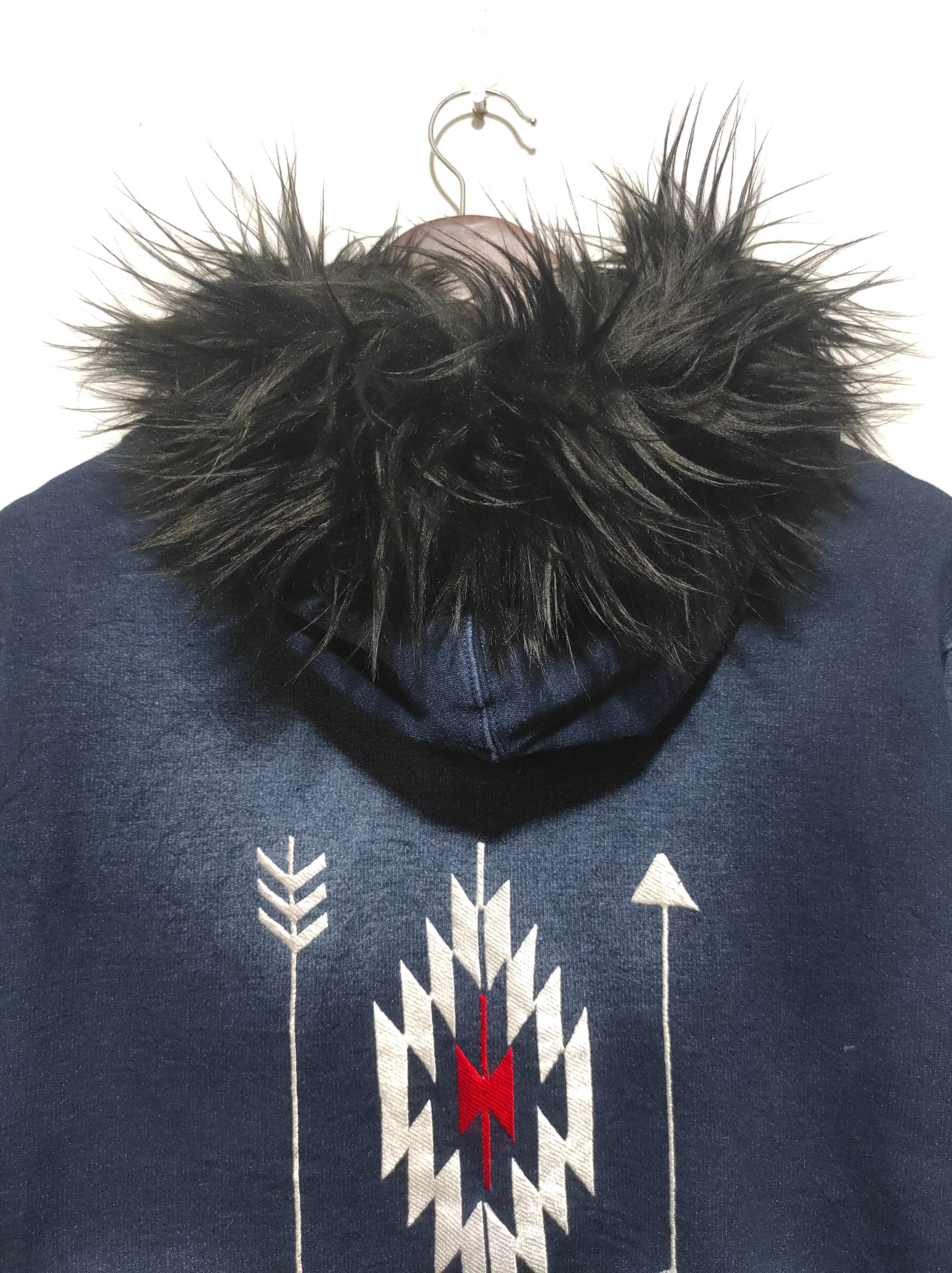 Hysteric Glamour Roshell Denim Double Zip Fur Hoodie i6w9 LGB style Size US M / EU 48-50 / 2 - 16 Thumbnail