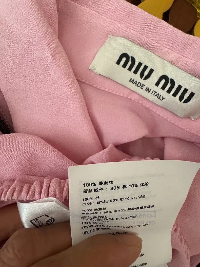 Miu Miu Miu Miu 40 Pink silk shirt Size M / US 6-8 / IT 42-44 - 5 Thumbnail