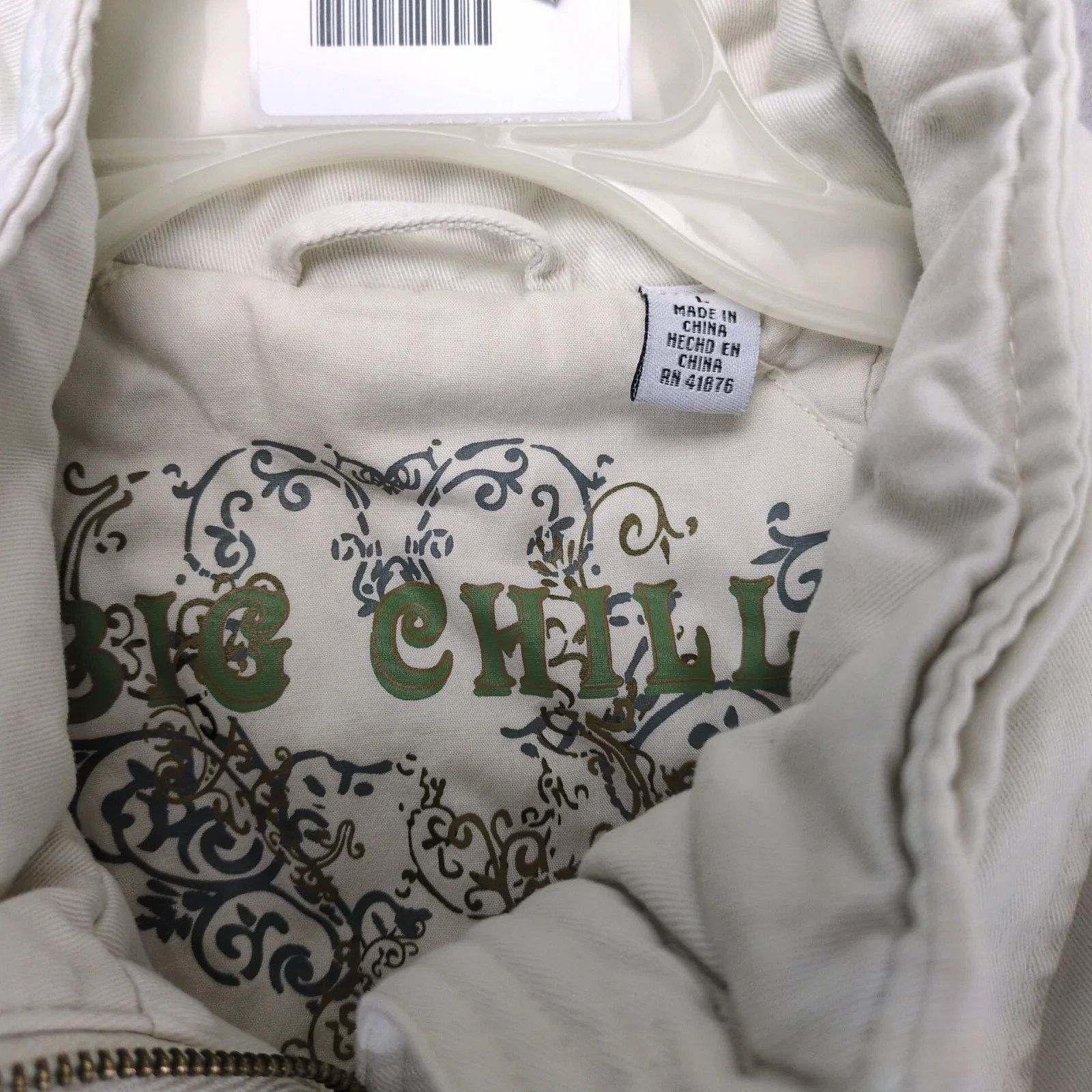 Other Big Chill Beige Full Zip Winter Coat Jacket Women's L Size L / US 10 / IT 46 - 4 Thumbnail