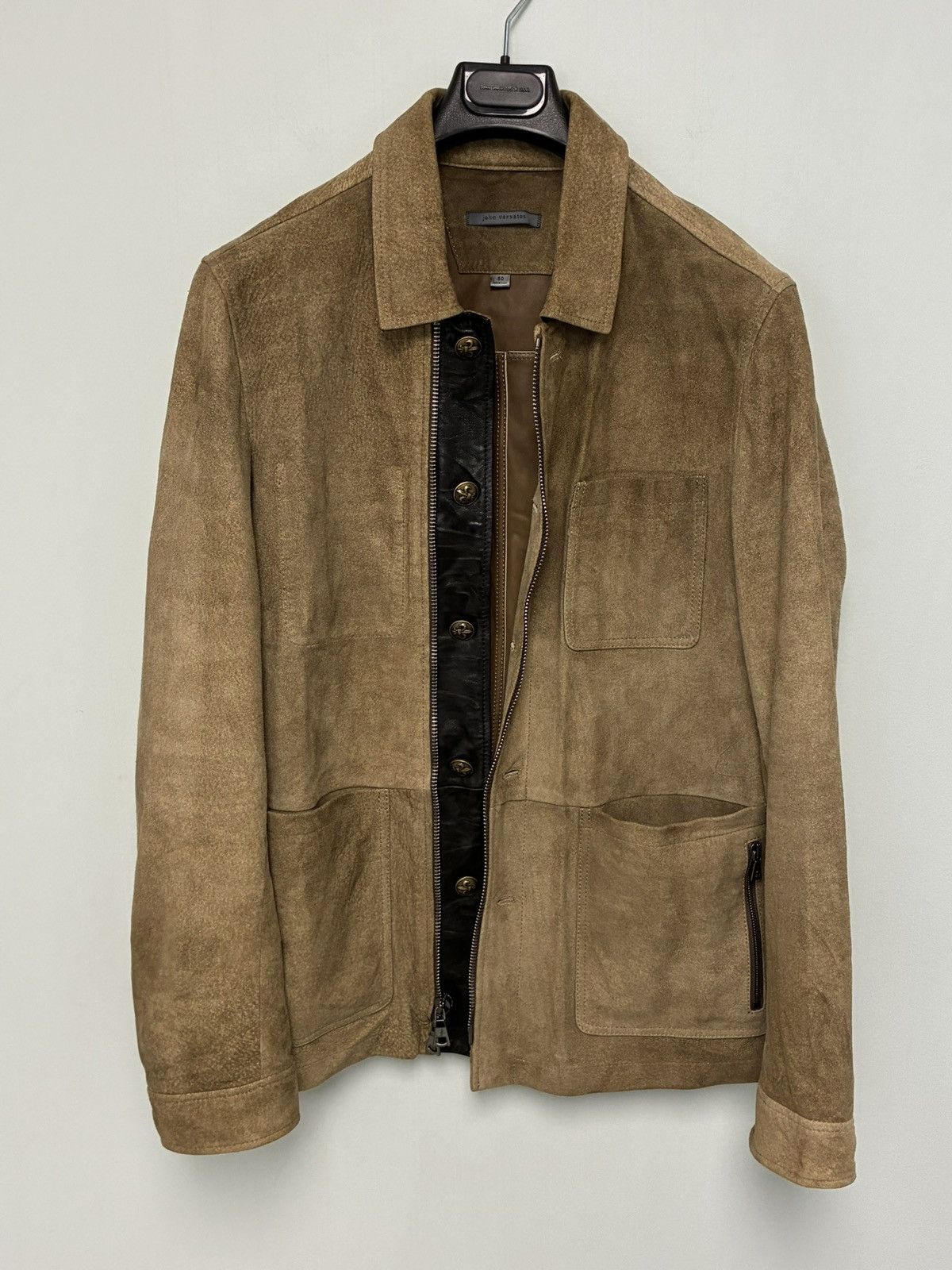 John Varvatos Workwear Suede Jacket EU 50 USA 40 Size US M / EU 48-50 / 2 - 8 Thumbnail