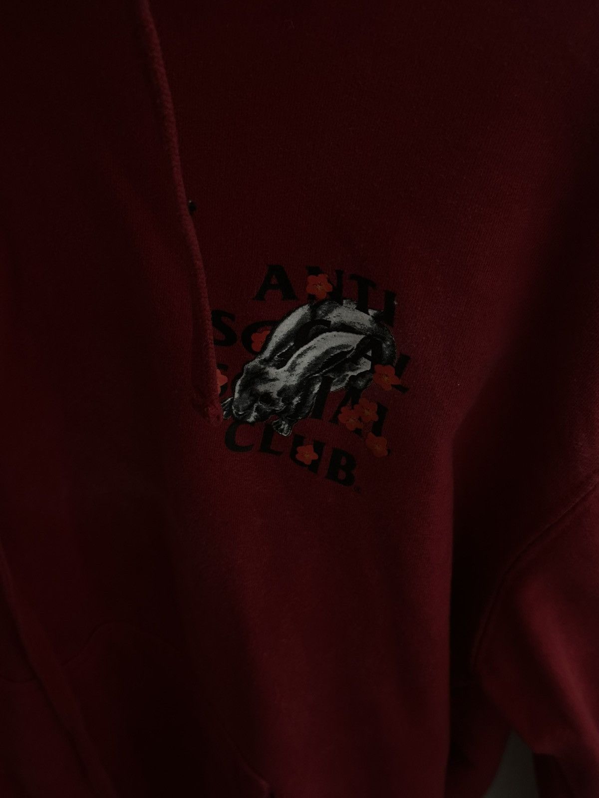 Anti Social Social Club Anti Club Graphic Hoodie Red Size US M / EU 48-50 / 2 - 2 Thumbnail