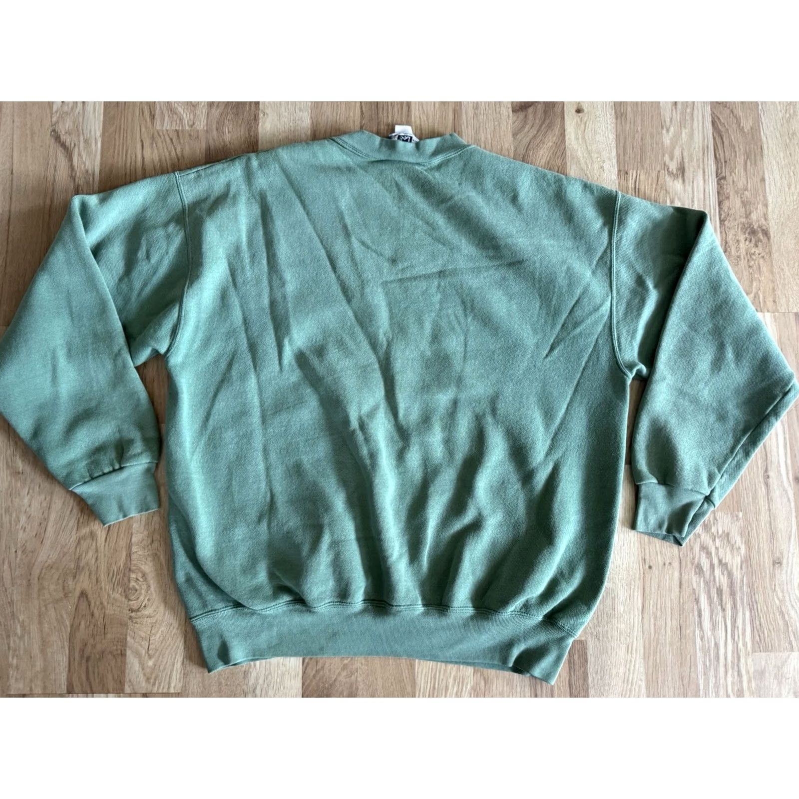 Lee VINTAGE Lee Heavyweight Sweatshirt Crewneck Green Size M/LG 90s Mens Size US M / EU 48-50 / 2 - 4 Thumbnail
