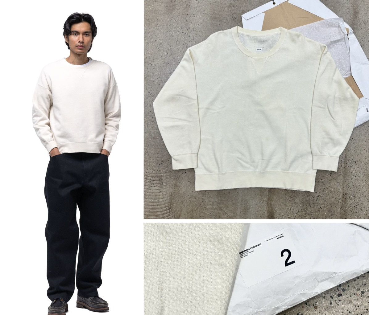 Visvim Visvim Jumbo Sweat（Uneven Dye） ，size2 Size US M / EU 48-50 / 2 - 1 Thumbnail