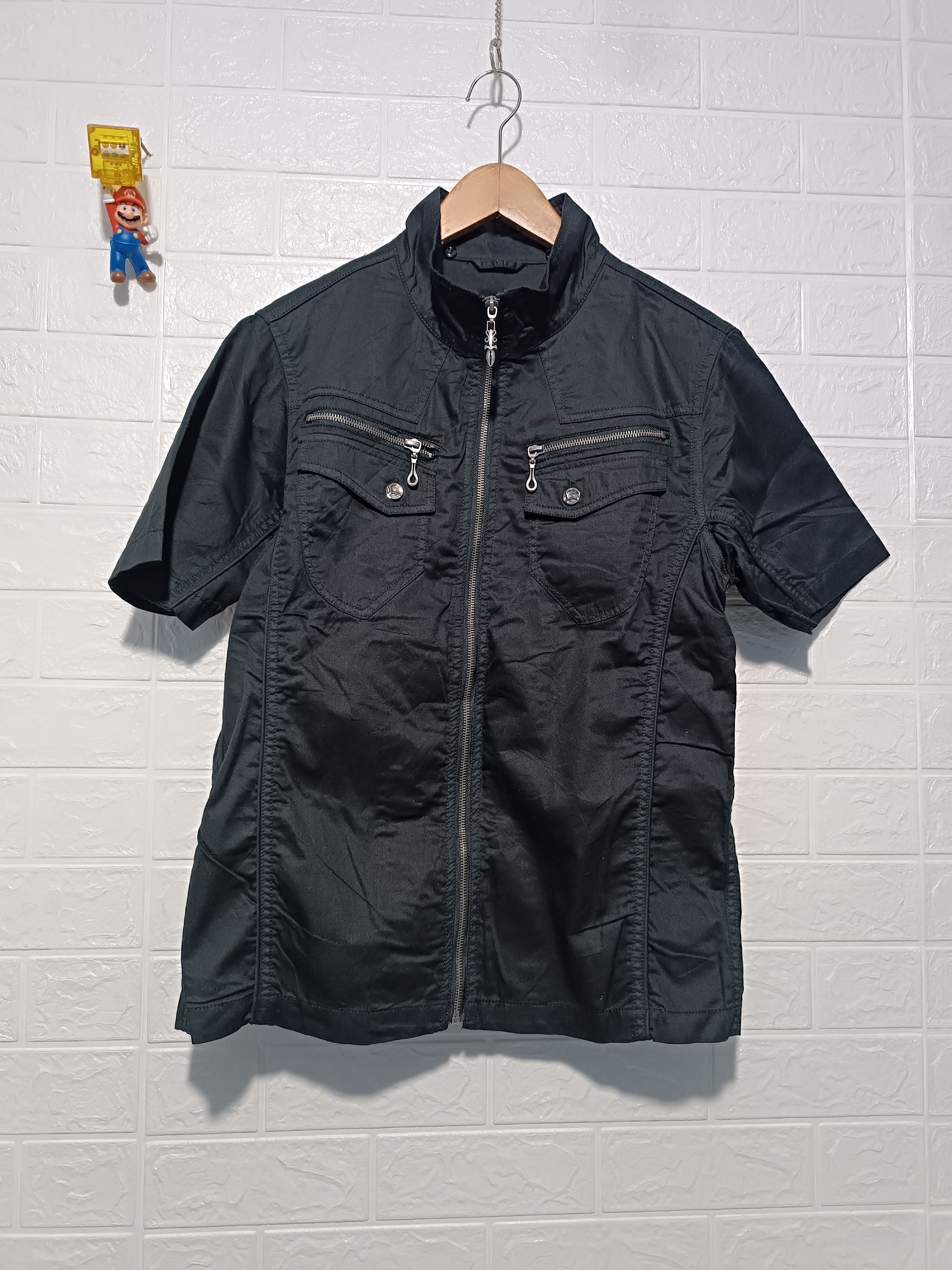 Spinash Spinash Black Shirt Zip Up If Six Was Nine Style Size US L / EU 52-54 / 3 - 1 Thumbnail