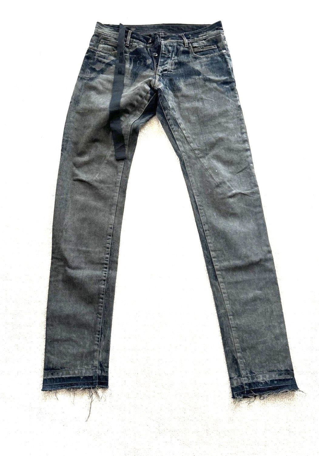 Rick Owens Drkshdw Rick Owens hog washed skinny denim | Grailed