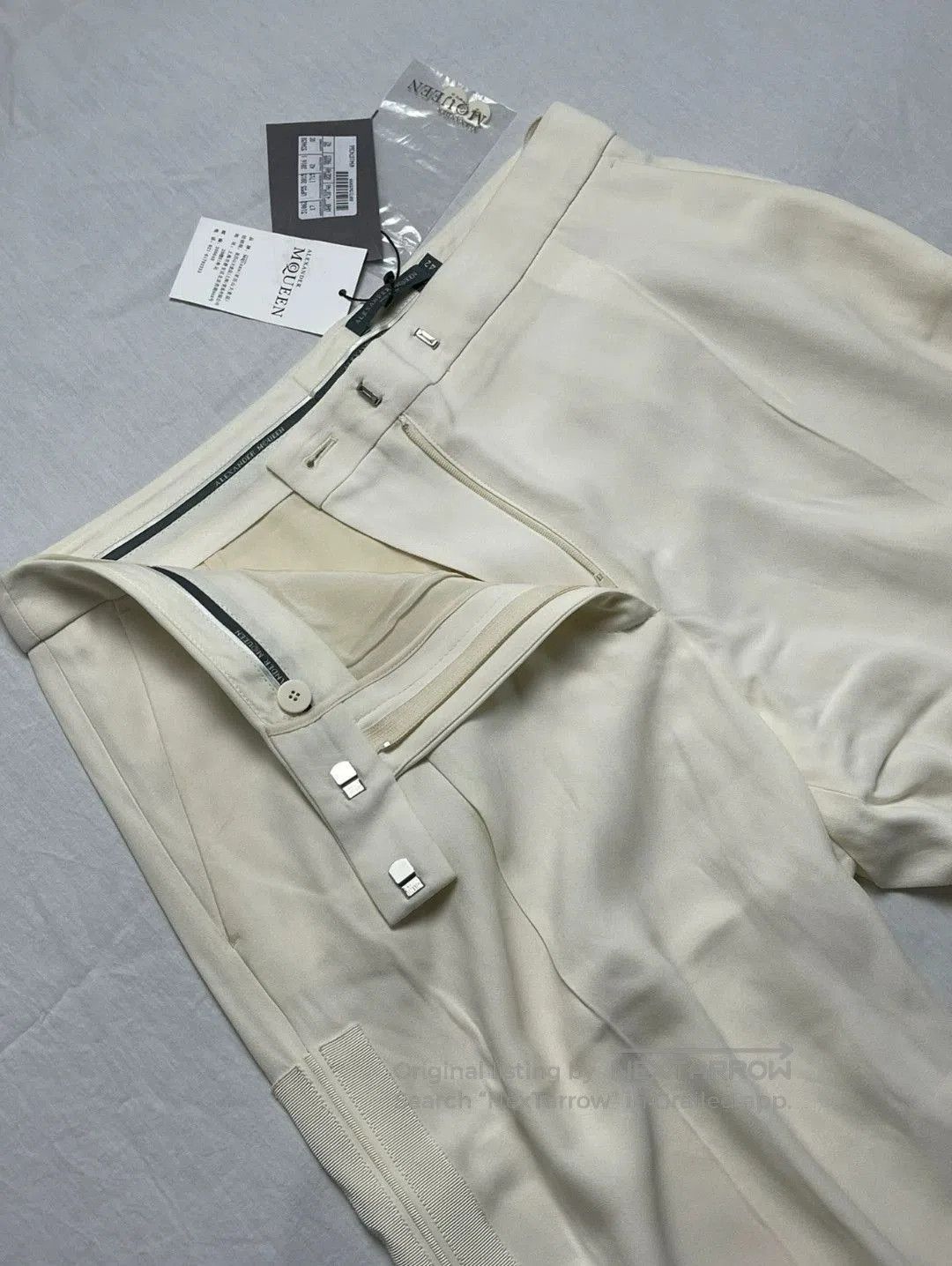 McQ Alexander McQueen Alexander McQueen Acetate Drape Trousers. Size US 26 / EU 42 - 3 Thumbnail