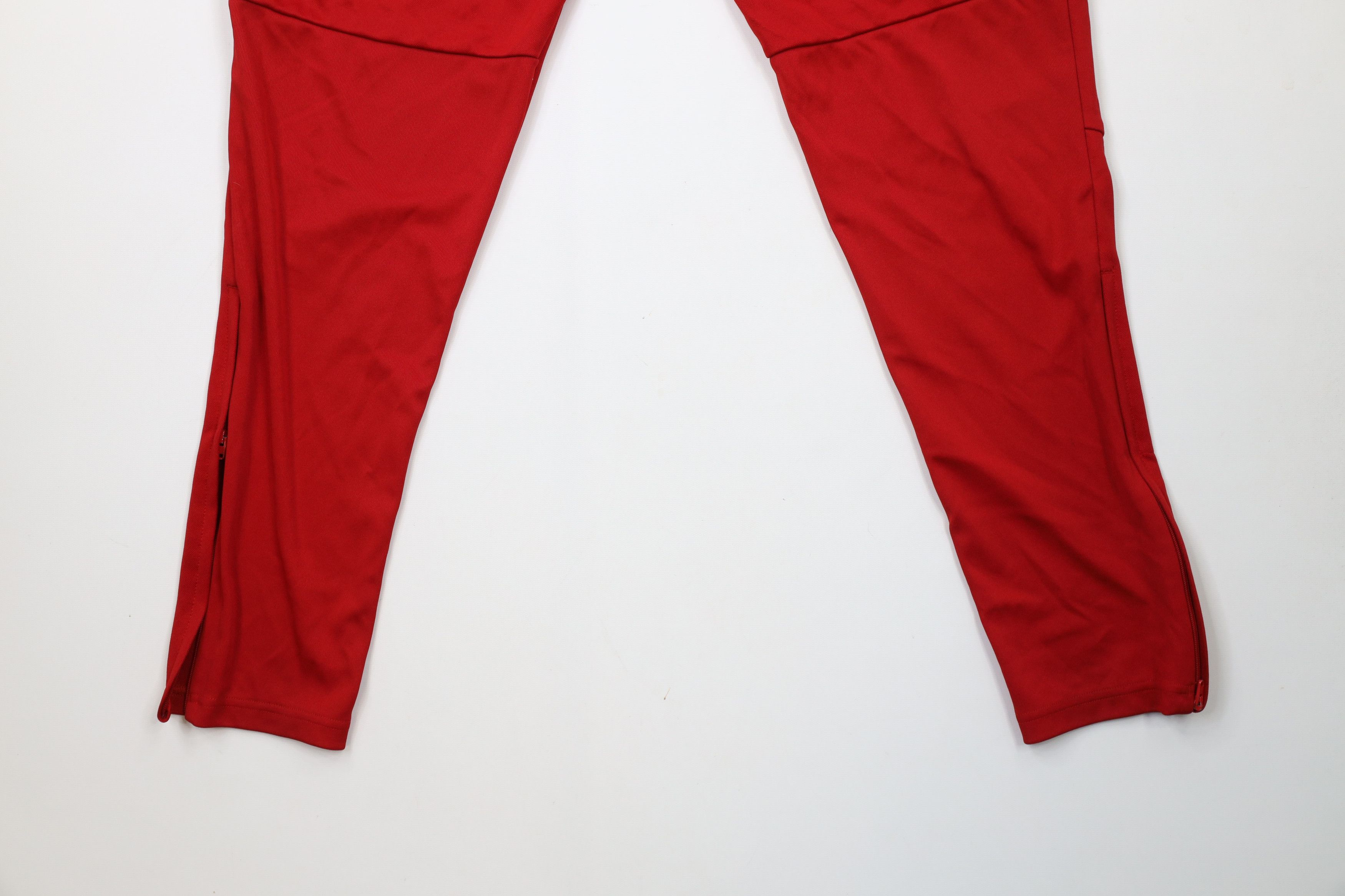 Adidas × Vintage Vintage Y2K Adidas Striped Tapered Soccer Warm Up Pants Red Size US 36 / EU 52 - 14 Thumbnail