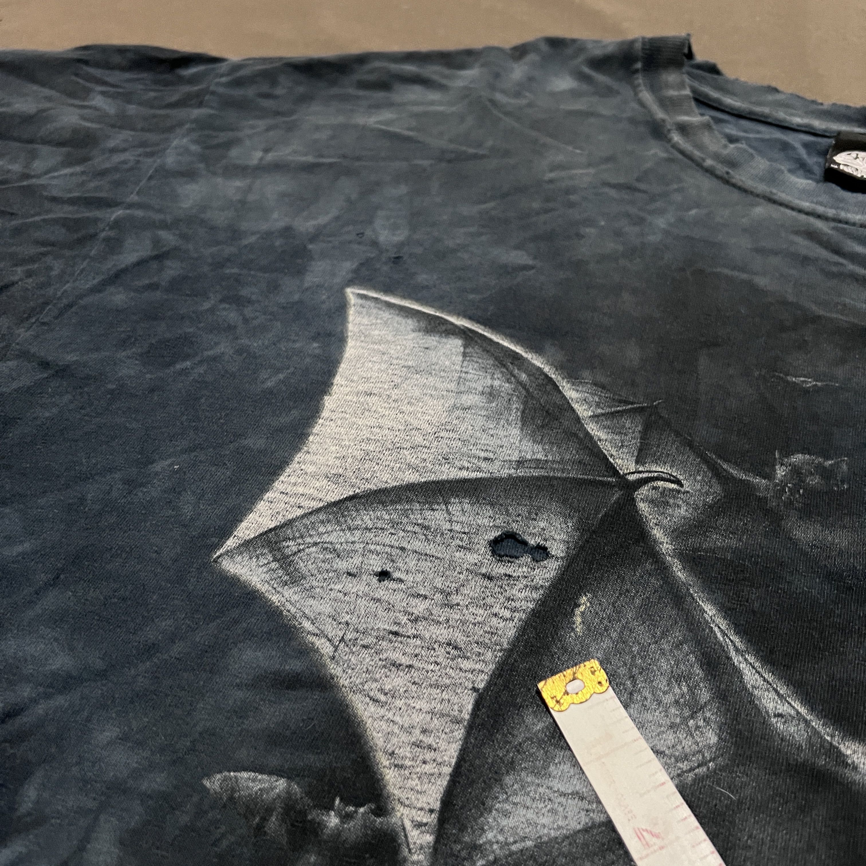 Vintage Vintage Y2K Skullbone Bat Tee Distressed Faded Thrashed 2XL Size US XXL / EU 58 / 5 - 11 Thumbnail