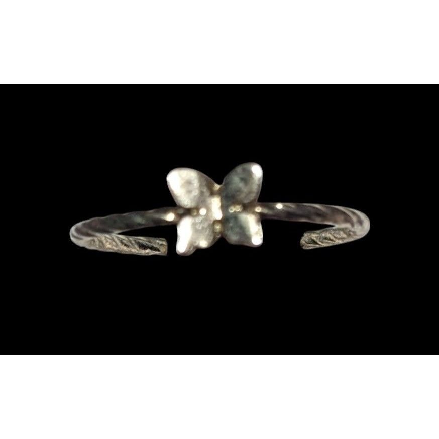 Other Minimalist Fairycore Butterfly Charm Gold Tone Ring Size 5 Size ONE SIZE - 5 Thumbnail