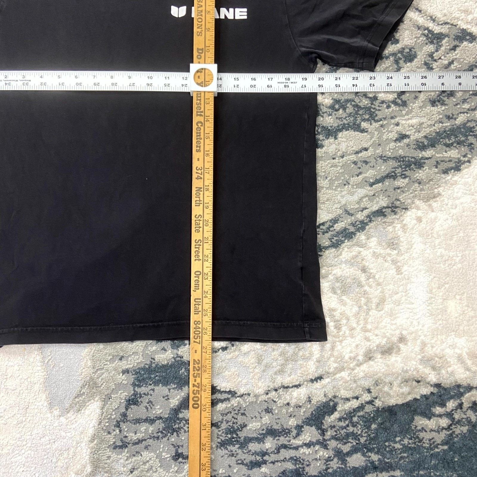&Daughter Kane Y2K sz L Black Supima Cotton Logo Come Back Better Size US L / EU 52-54 / 3 - 6 Thumbnail
