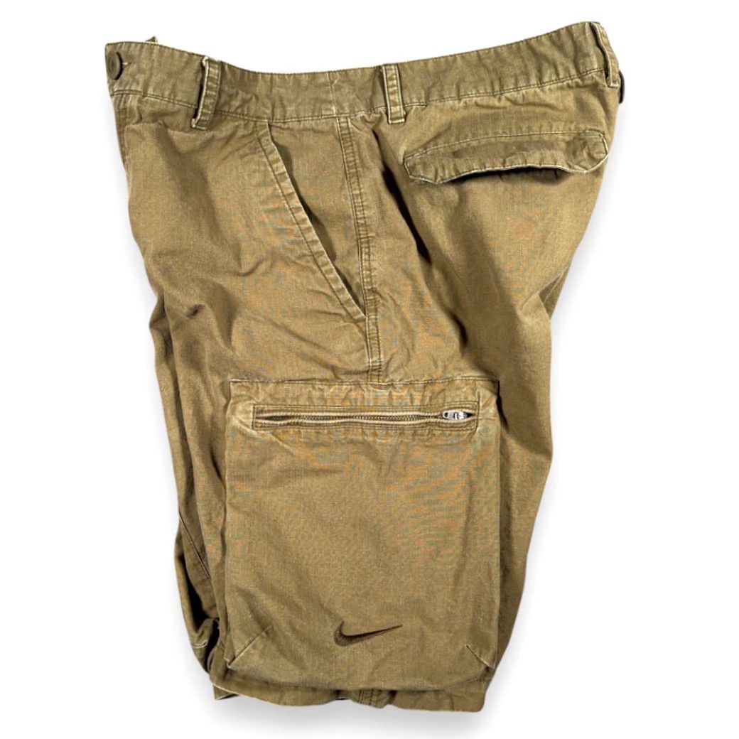 Nike Nike Shorts Mens 32 Green Cargo Ripstop Utility Swoosh Zip Military Size US 32 / EU 48 - 3 Thumbnail
