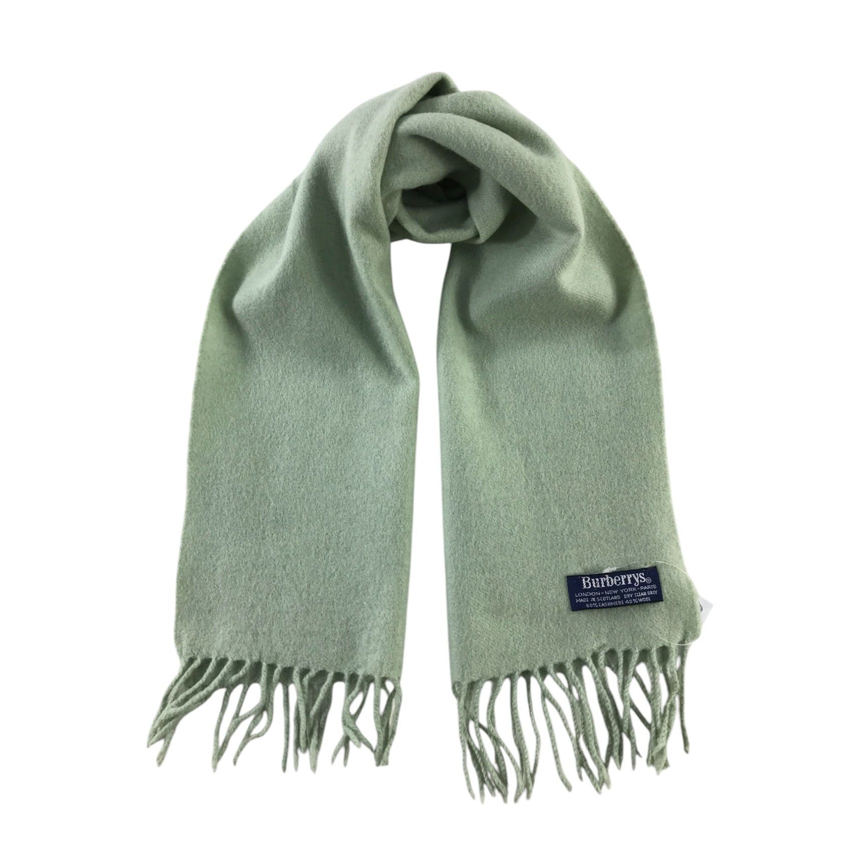 Burberry × Vintage Burberry Scarf / Muffler / Neckwear - WW2183 Size ONE SIZE - 1 Thumbnail