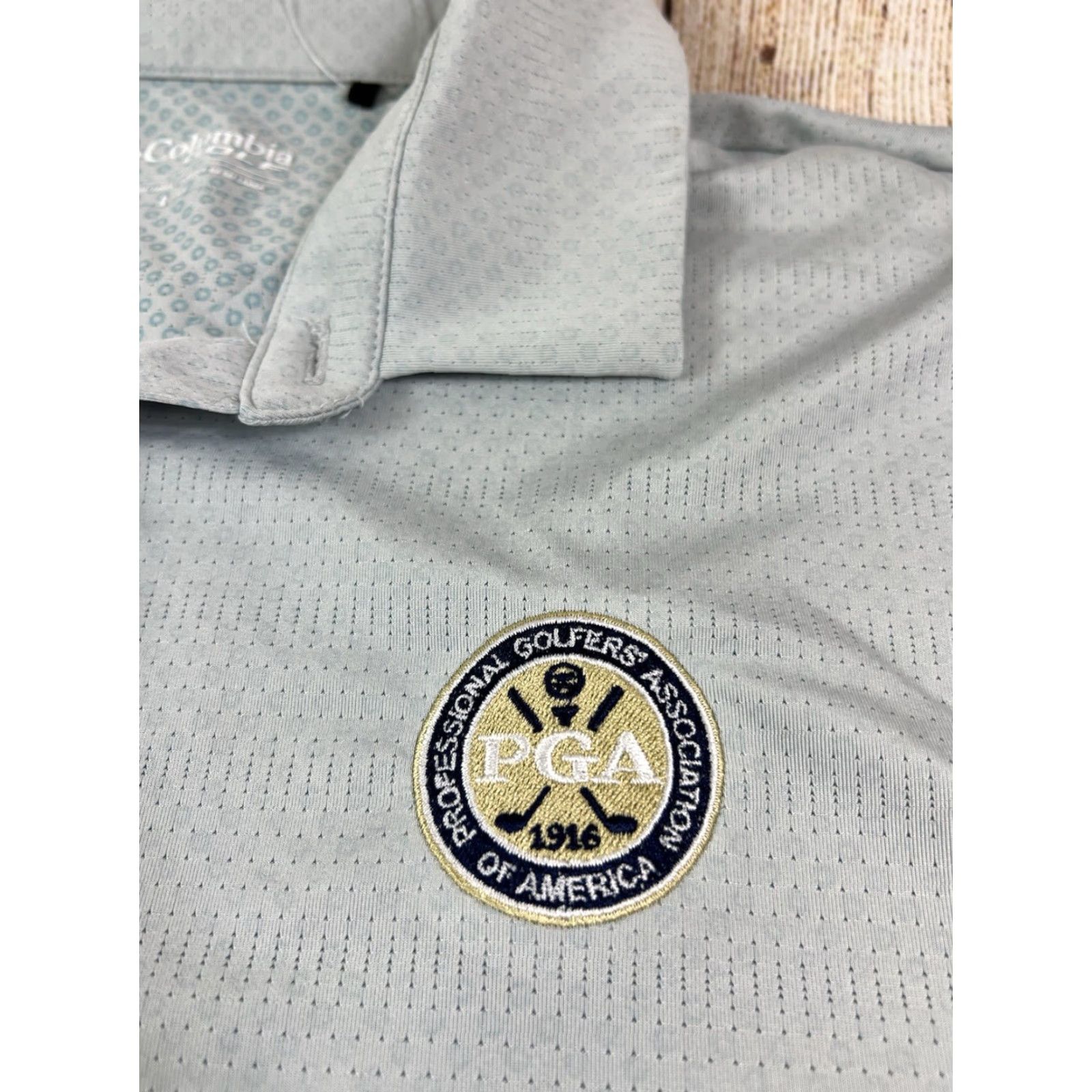 Vintage Columbia Polo Shirt Mens Golf Omni-Freeze PGA Size L Regular Short Sleeve Gray Solid Size US L / EU 52-54 / 3 - 4 Thumbnail