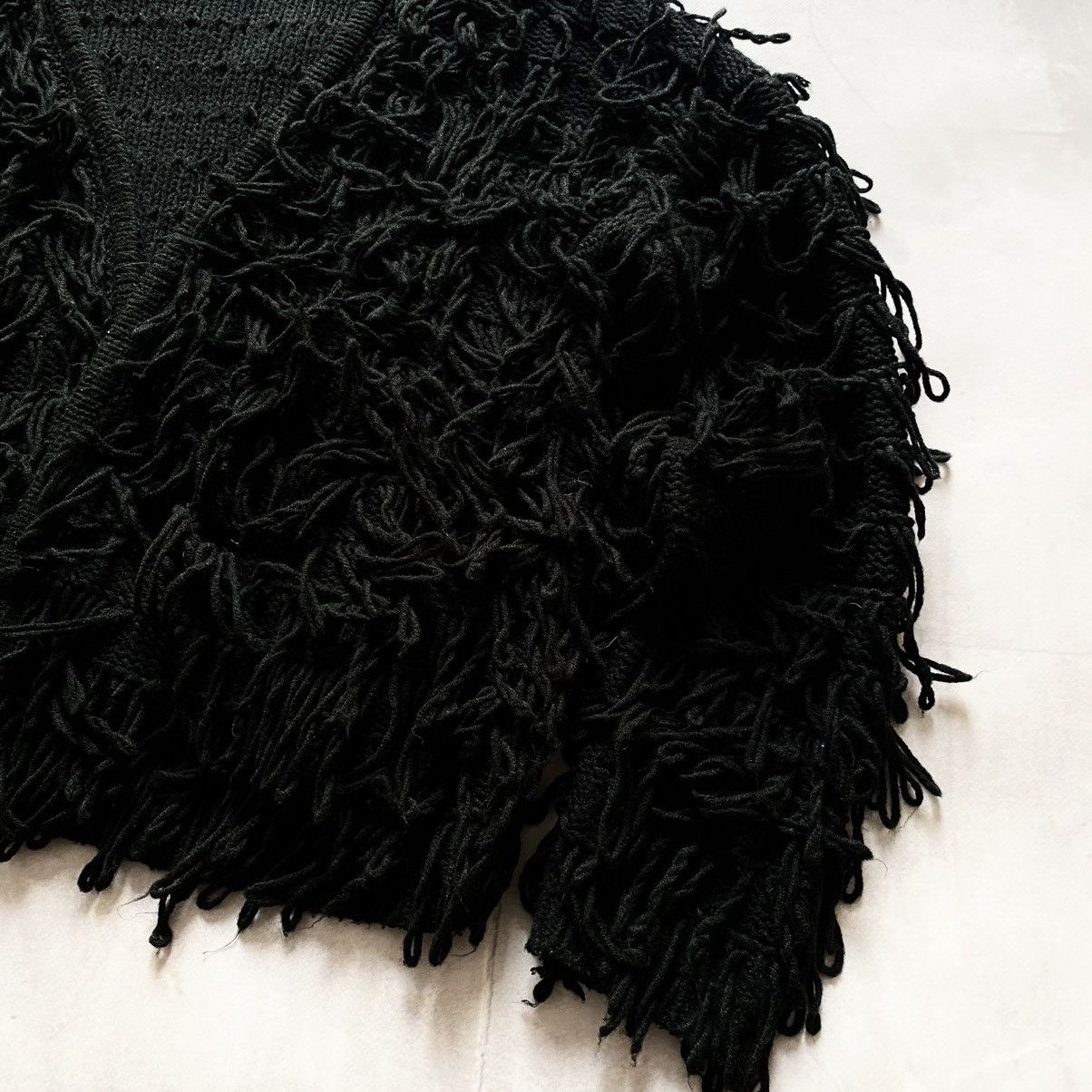 Crazy Opium Fuzzy Cropped Knit Cardigan Y2K Jacket