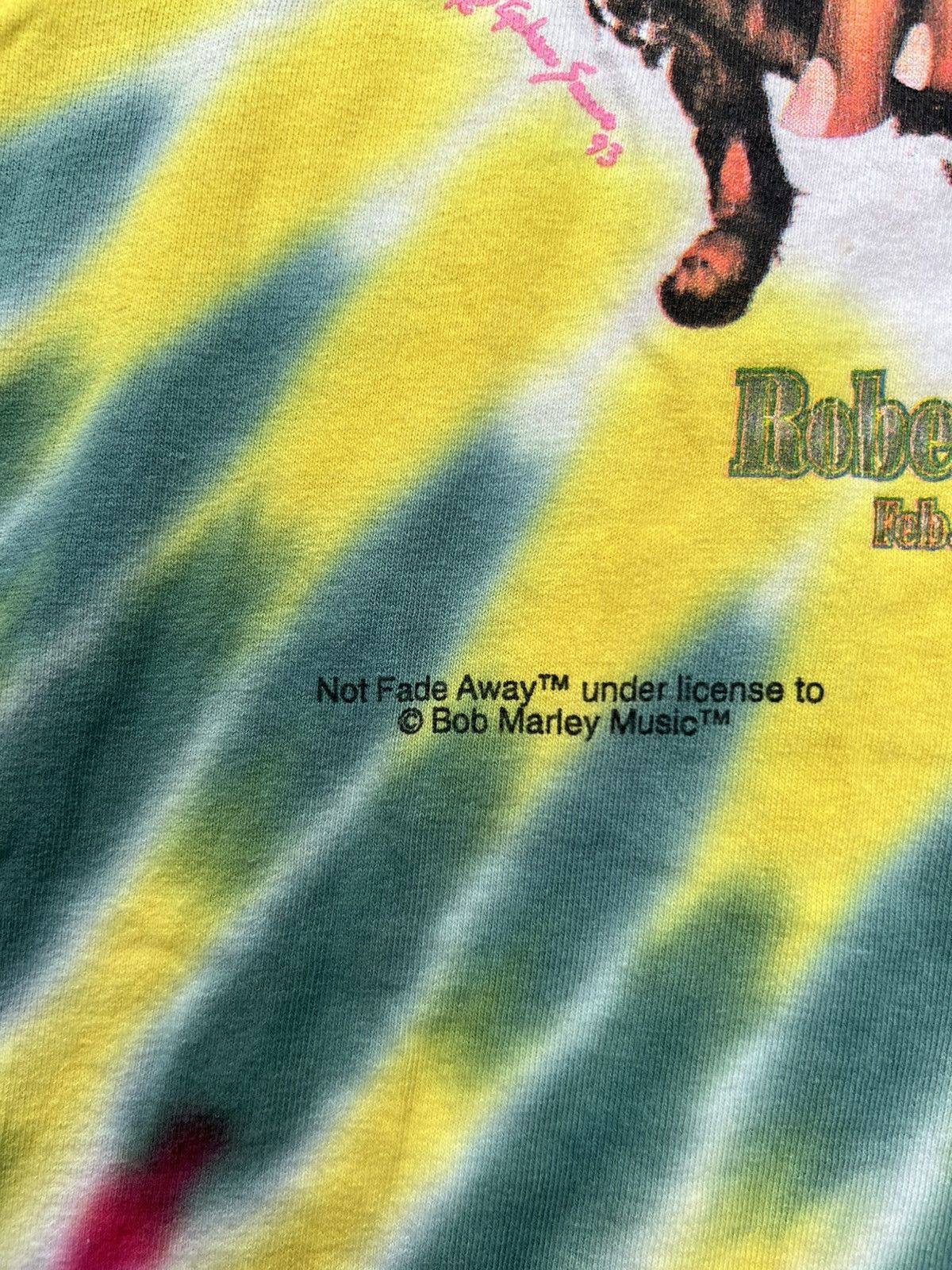Band Tees Vintage Bob Marley Tye Dye Shirt Size US XXL / EU 58 / 5 - 5 Thumbnail