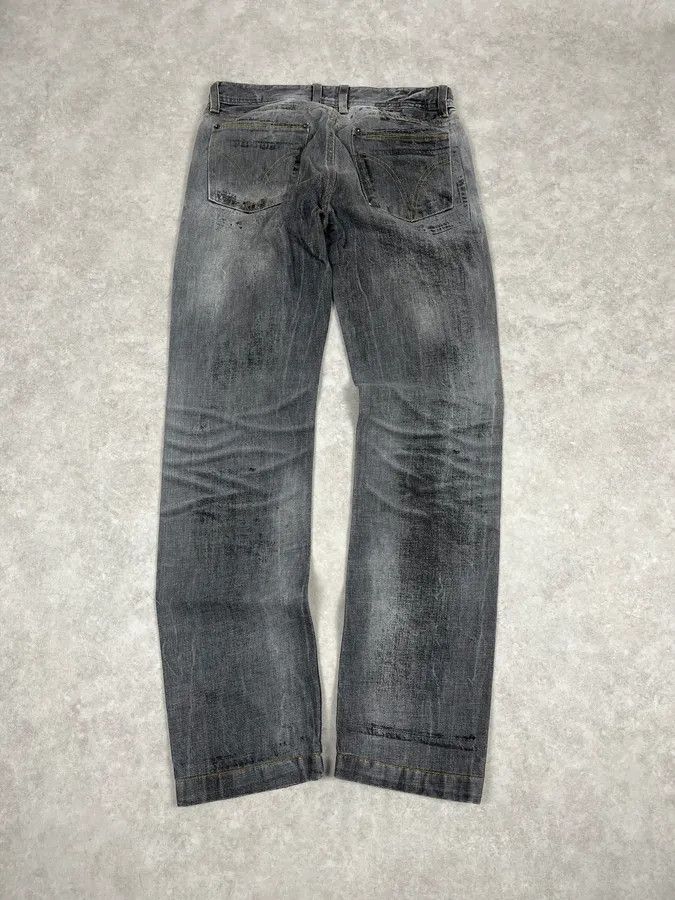 Dolce & Gabbana SS2006 Dolce & Gabbana Dirty Effect Grey Denim Jeans Size US 30 / EU 46 - 7 Thumbnail