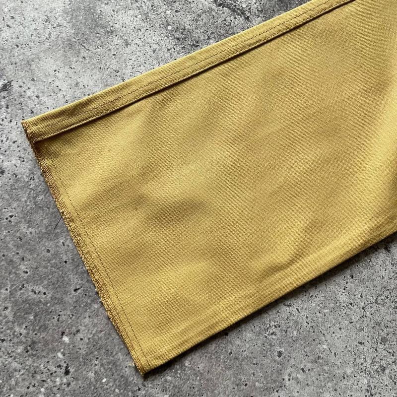 Carrera × Vintage Vintage Carrera Yellow Cotton Straight Pants Size 38x35 Size US 38 / EU 54 - 2 Thumbnail