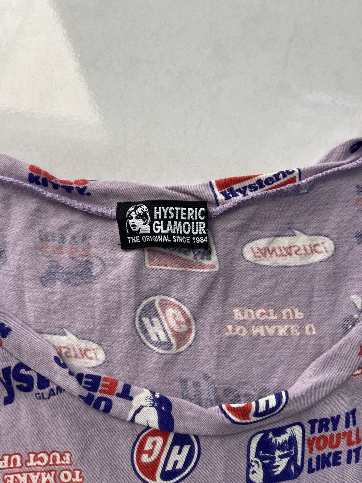 Hysteric Glamour VTG HYSTERIC GLAMOUR QUEEN OF TEENS ALL LOGO TEE VERY RARE Size M / US 6-8 / IT 42-44 - 3 Thumbnail