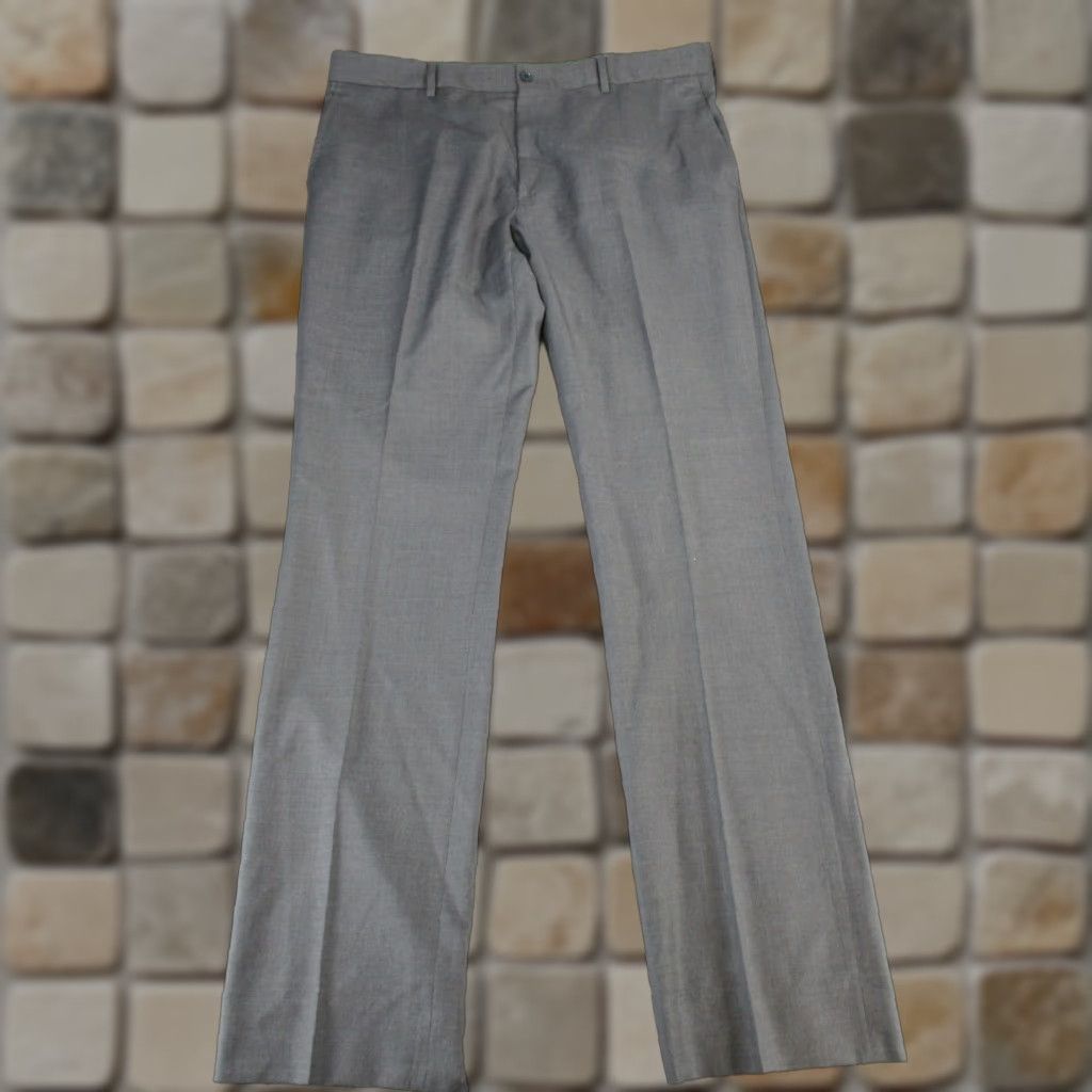 Ralph Lauren Ralph Lauren Black Label Dress Pants Mens 36 Gray Wool Slacks Dress Pants Vintage 90s Preppy Wedding Mens Gray 36 Size US 36 / EU 52 - 1 Thumbnail