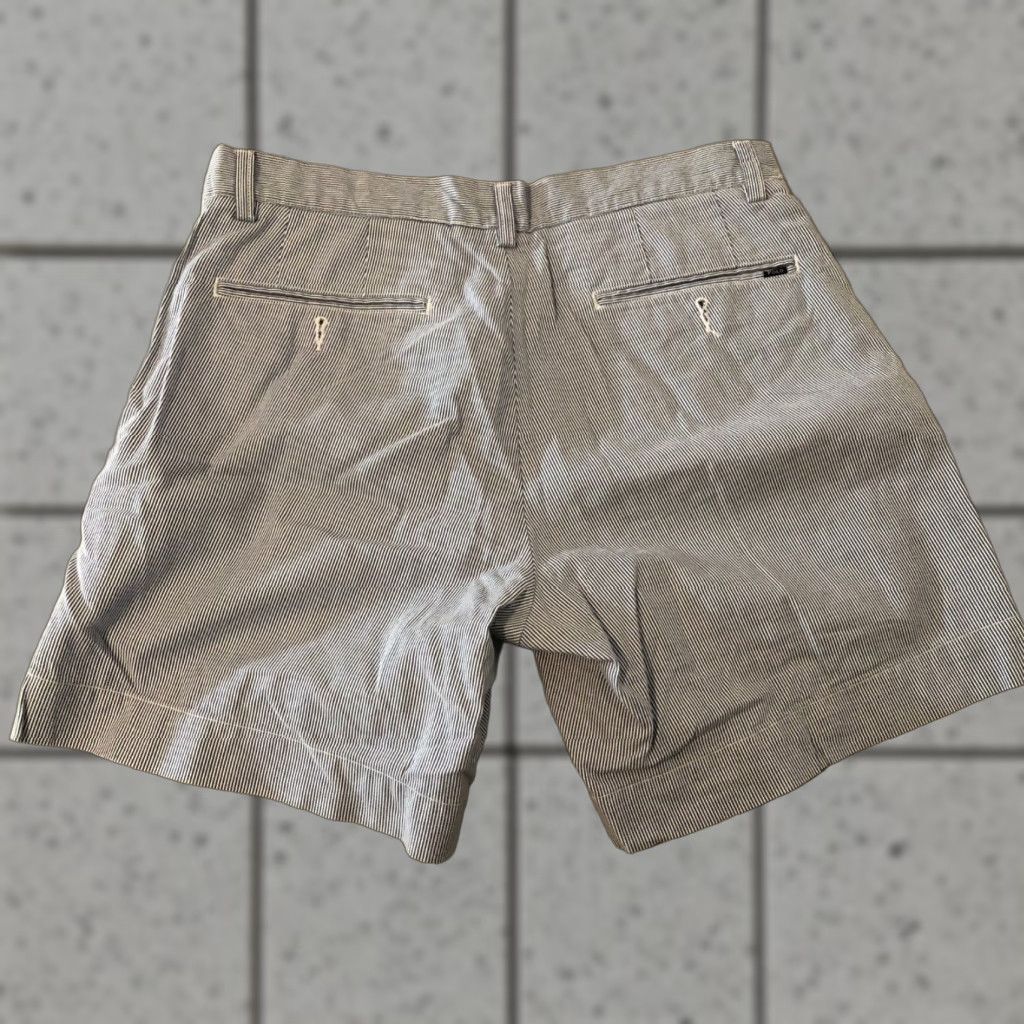 Polo Ralph Lauren Polo Ralph Lauren Mens Shorts Chino 32 Blue Striped Cotton Khaki Size US XS / EU 42 / 0 - 1 Thumbnail