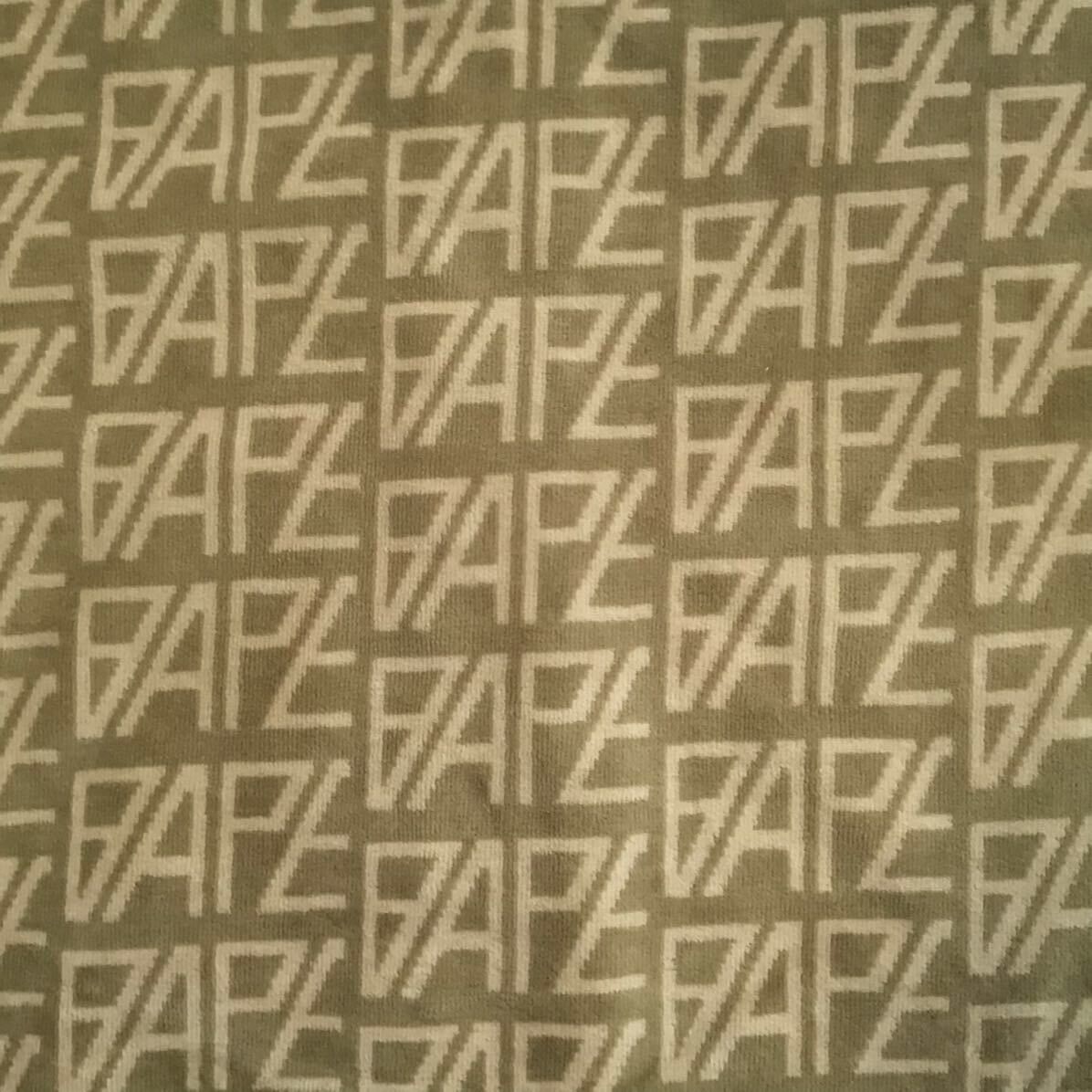 Bape BAPE Logo Monogram Velour Shark Full Zip Hoodie APE Size US M / EU 48-50 / 2 - 7 Thumbnail
