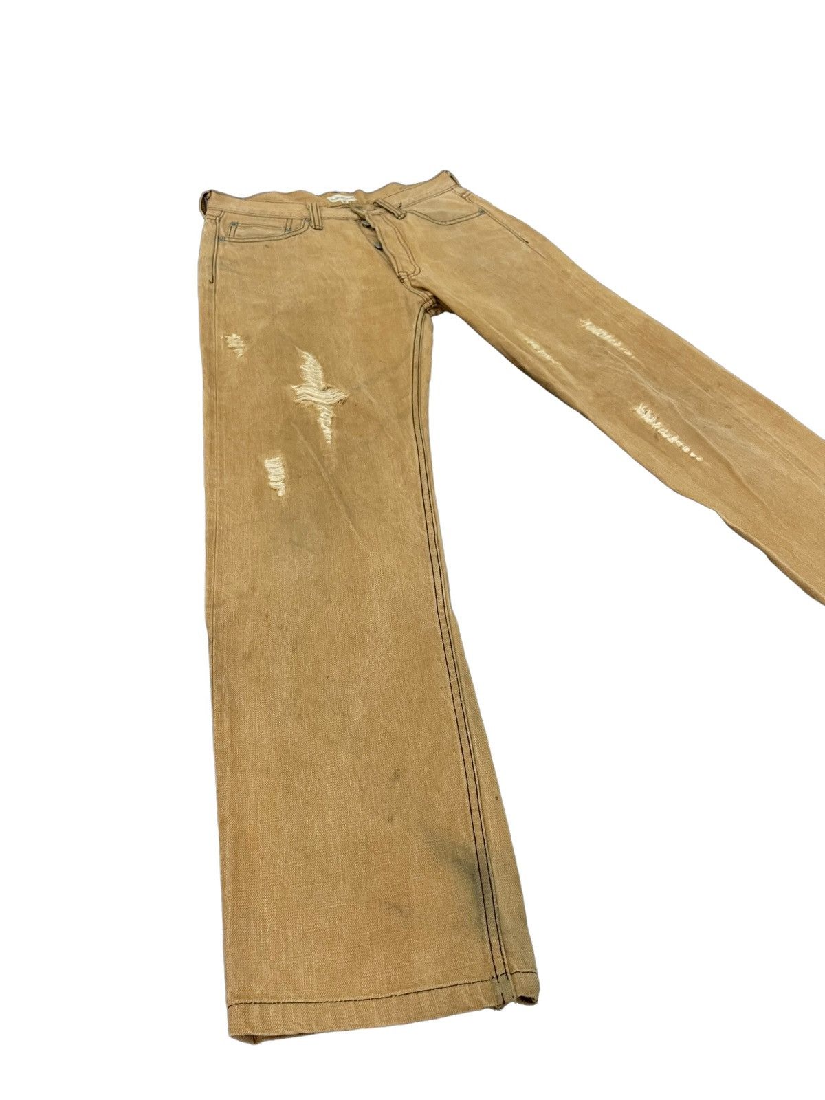 Dries Van Noten Dries Van Noten Dirty Distress Denim Regular Fit 8🟦5 Size US 30 / EU 46 - 2 Thumbnail