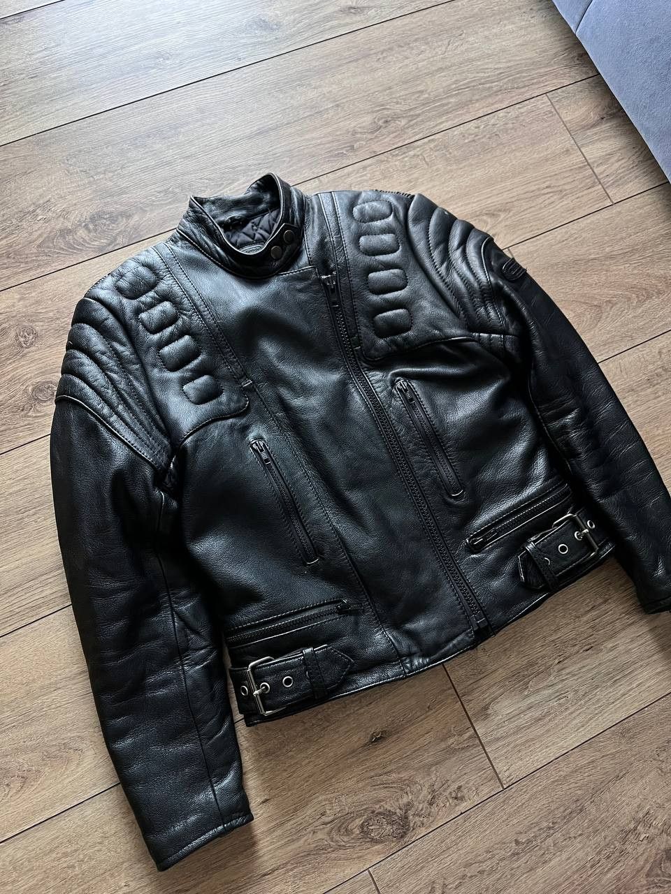 Vintage Hein Gericke biker Leather jacket genuine