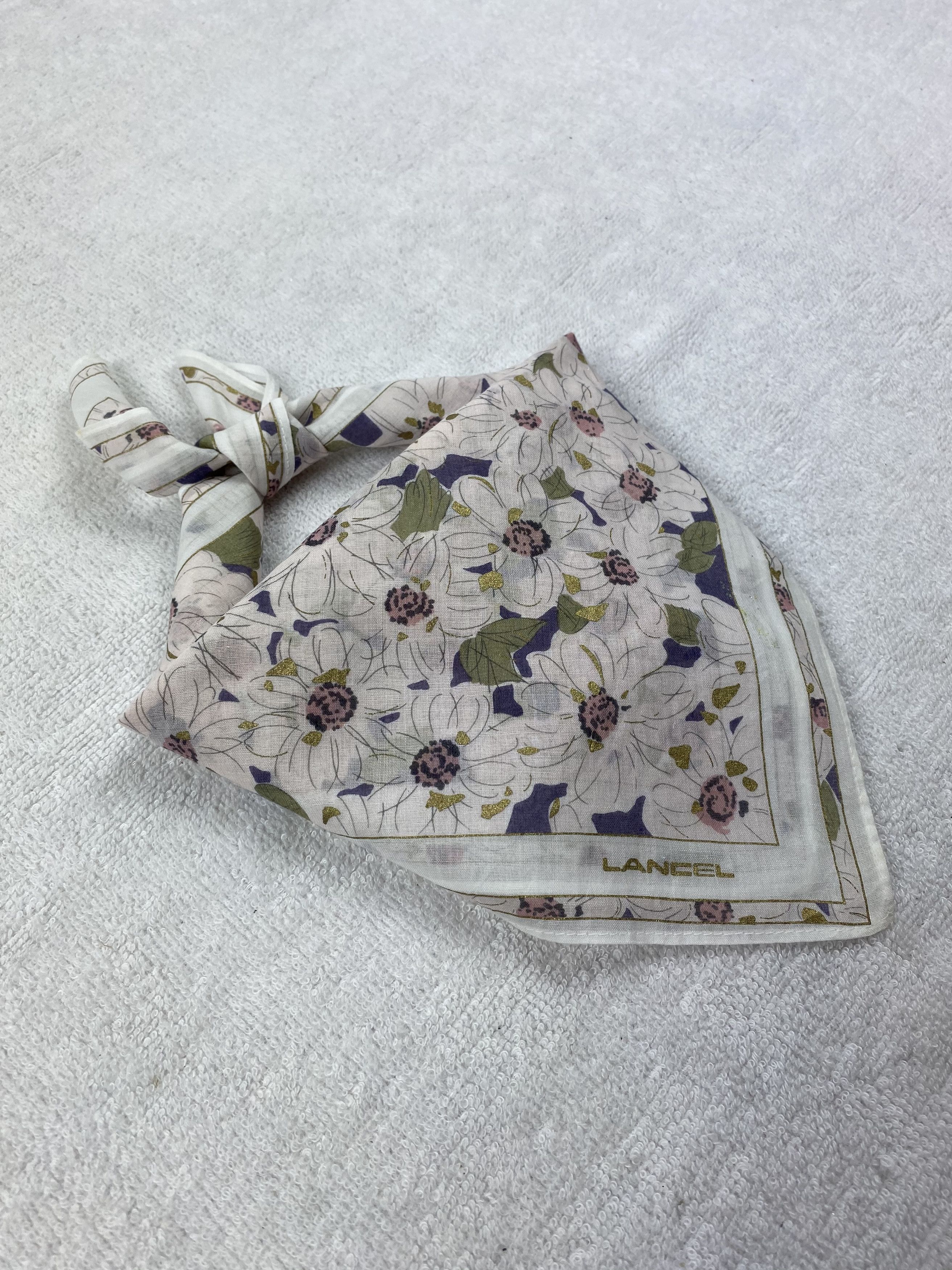 Lancel × Vintage Lancel Handkerchief / Bandana / Neckerchief Size ONE SIZE - 2 Thumbnail