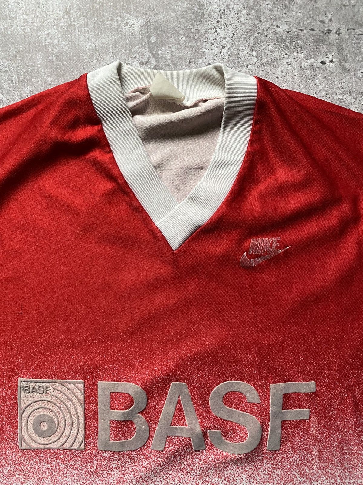 Nike × Vintage ❤️ 70's NIKE Rare vintage soccer jersey shirt red/ white Size US M / EU 48-50 / 2 - 2 Thumbnail