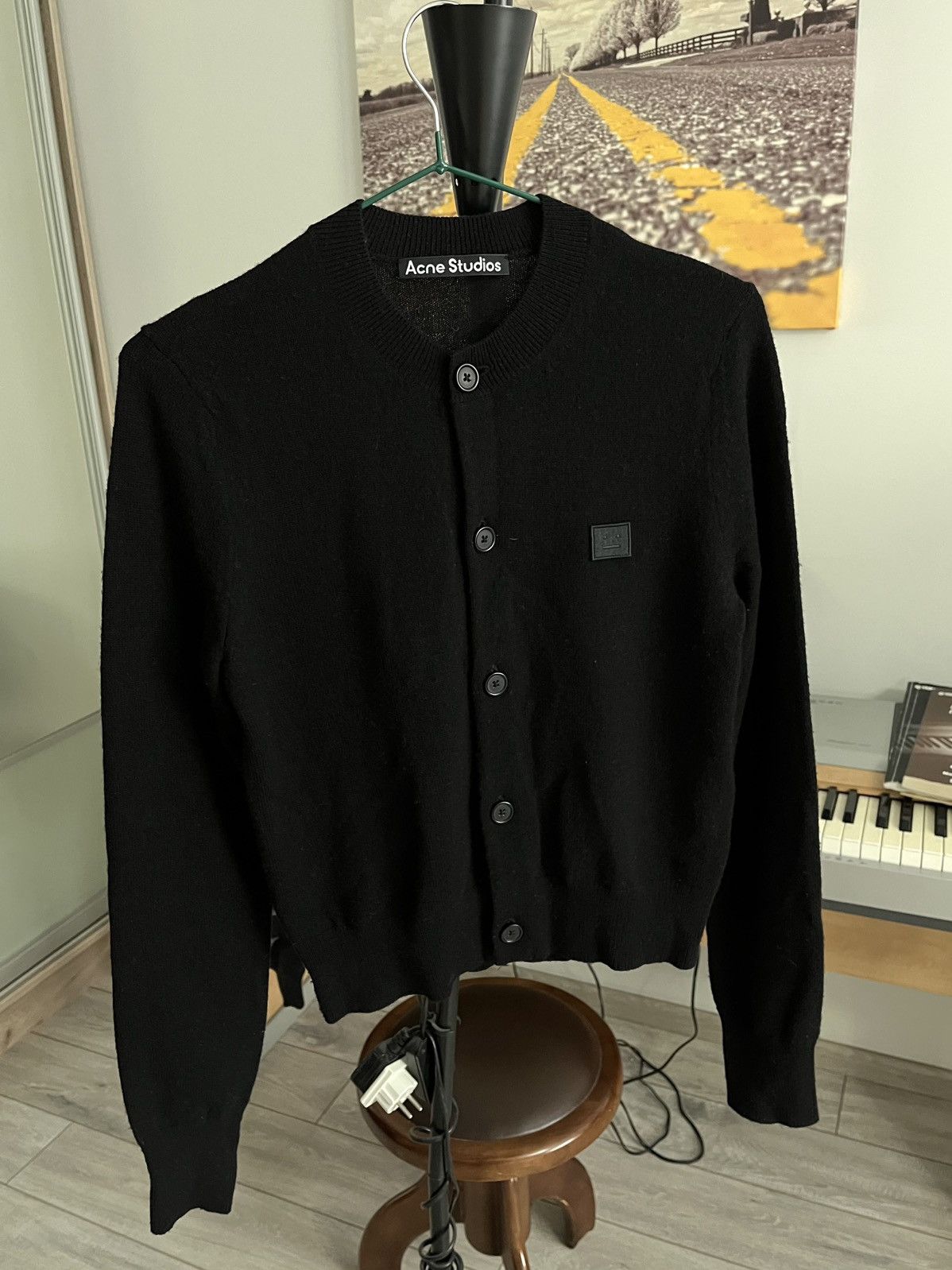 Acne Studios KEVA FACE SLIM FIT CARDIGAN acne studios Size XXS / US 00 / IT 34 - 1 Thumbnail