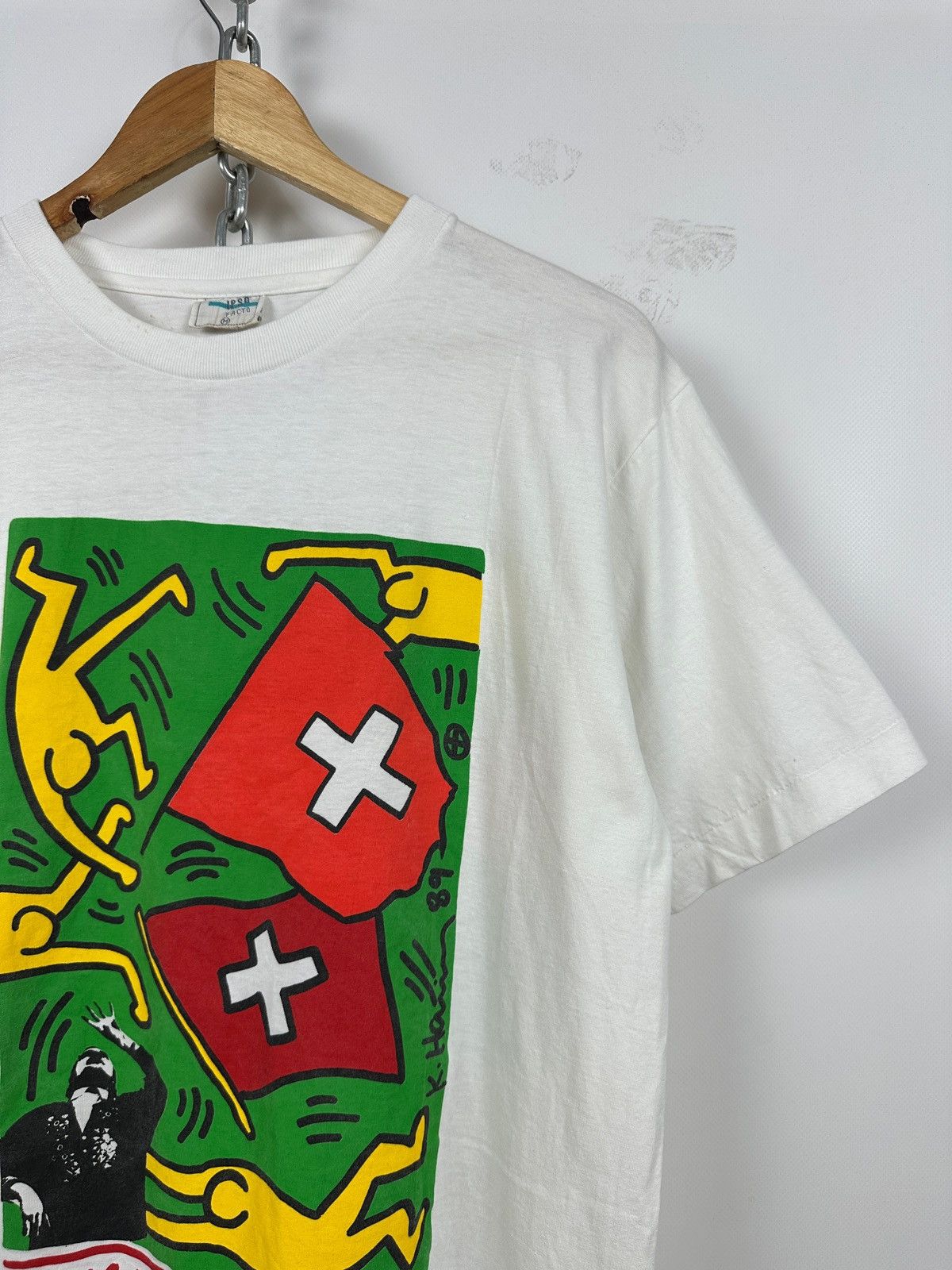 Keith Haring 1991 Keith Haring Swiss National Day 700th Anniversary Tee Size US M / EU 48-50 / 2 - 7 Thumbnail