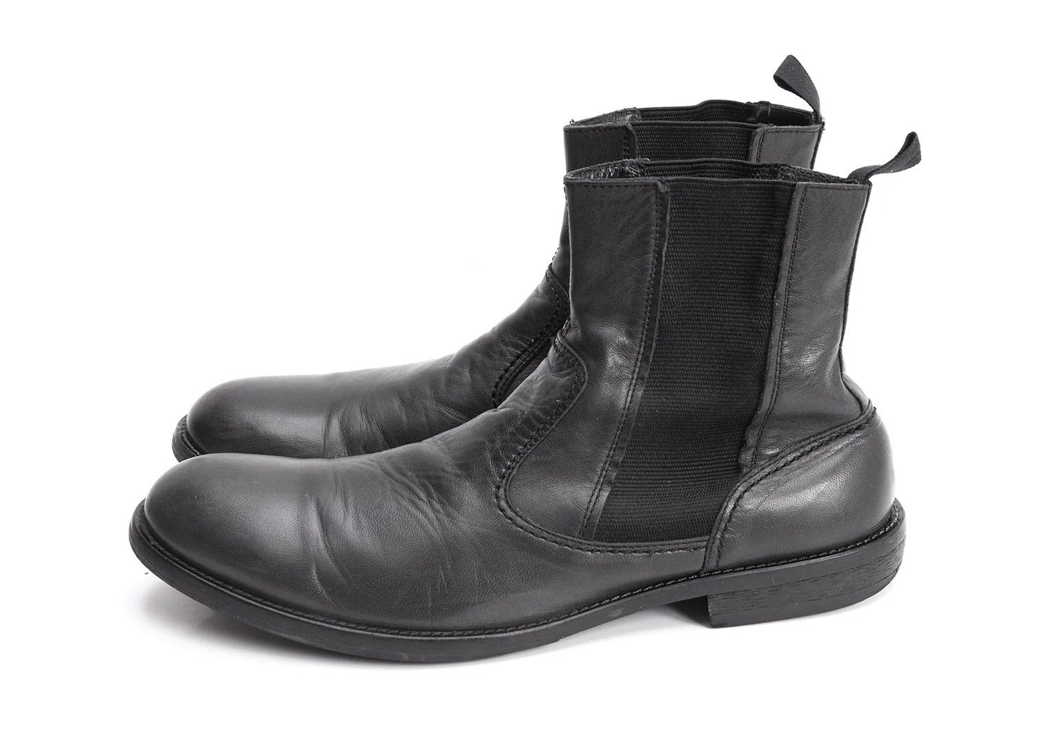 Yohji Yamamoto Yohji Yamamoto Black Leather Side Gore Boots Size US 9 / EU 42 - 4 Thumbnail