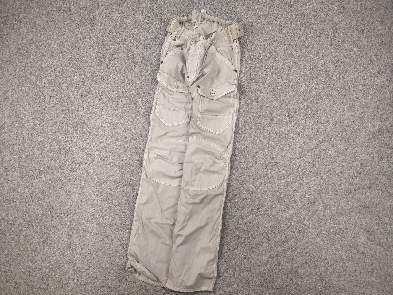 G-Star Vintage G Star Raw 3301 Cargo Multi pocket Double knee Pants Size US 34 / EU 50 - 3 Thumbnail