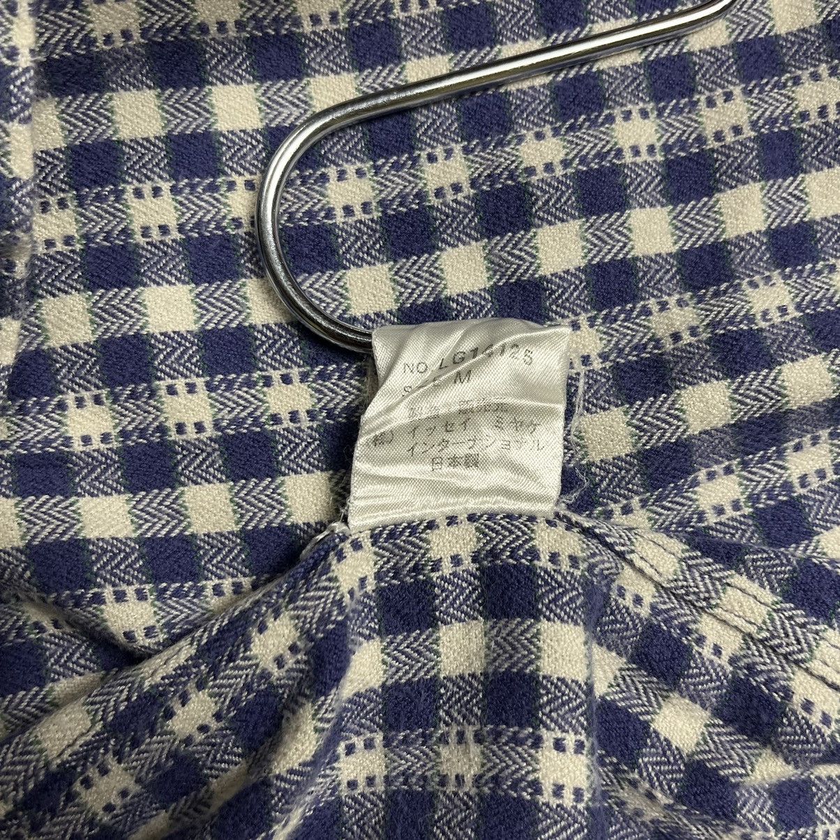 Issey Miyake × Japanese Brand Archive Vintage 80s Issey Miyake Men flannel shirt Size US M / EU 48-50 / 2 - 8 Thumbnail