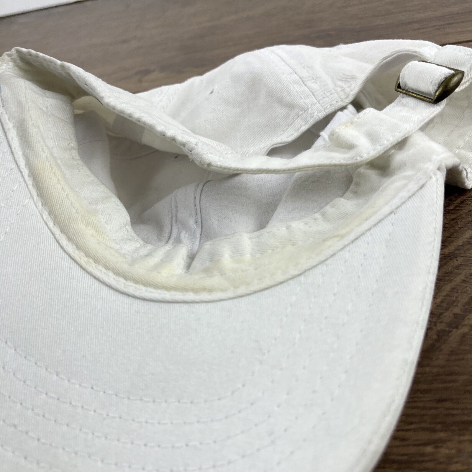 Other Plain White Hat Baseball White Hat Adjustable Adult Size Hat Size ONE SIZE - 12 Thumbnail