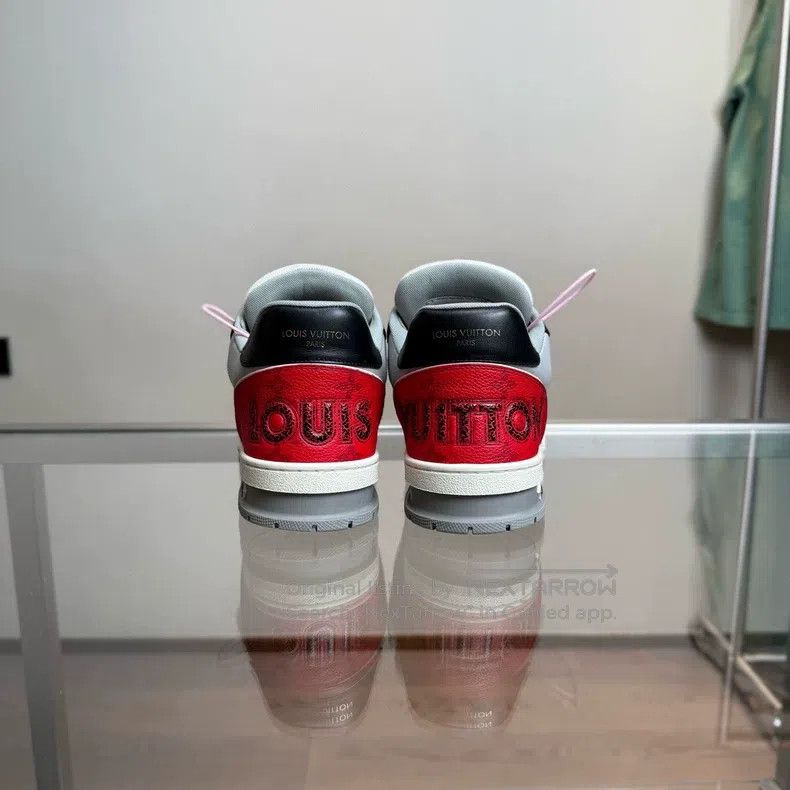 Louis Vuitton Louis Vuitton Trainer Black and Red Velcro shoes Size US 8 / EU 41 - 5 Thumbnail
